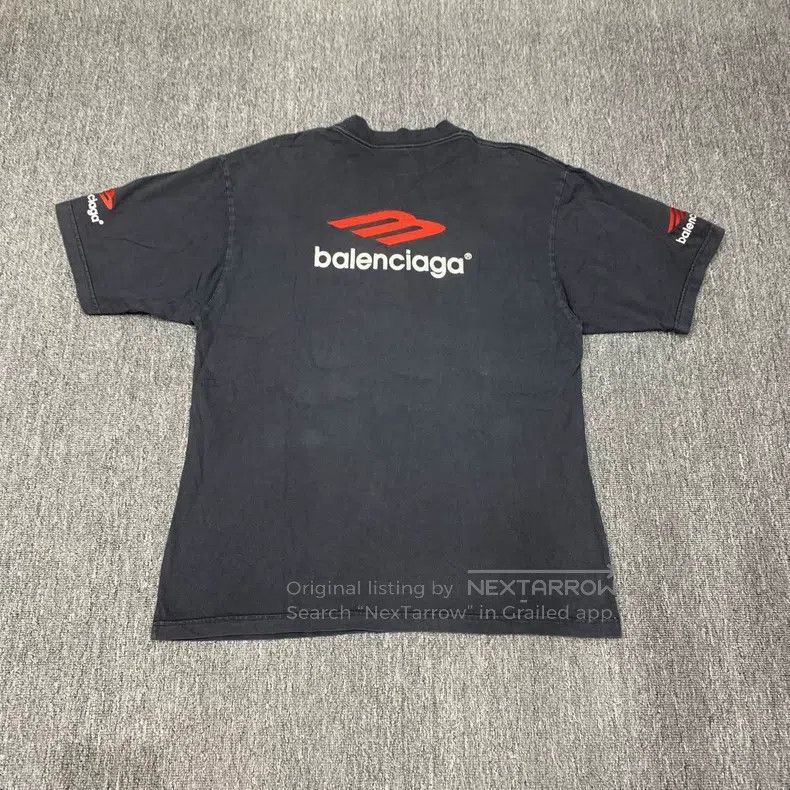 Balenciaga Balenciaga Black 3B Short Sleeve Size US S / EU 44-46 / 1 - 2 Thumbnail