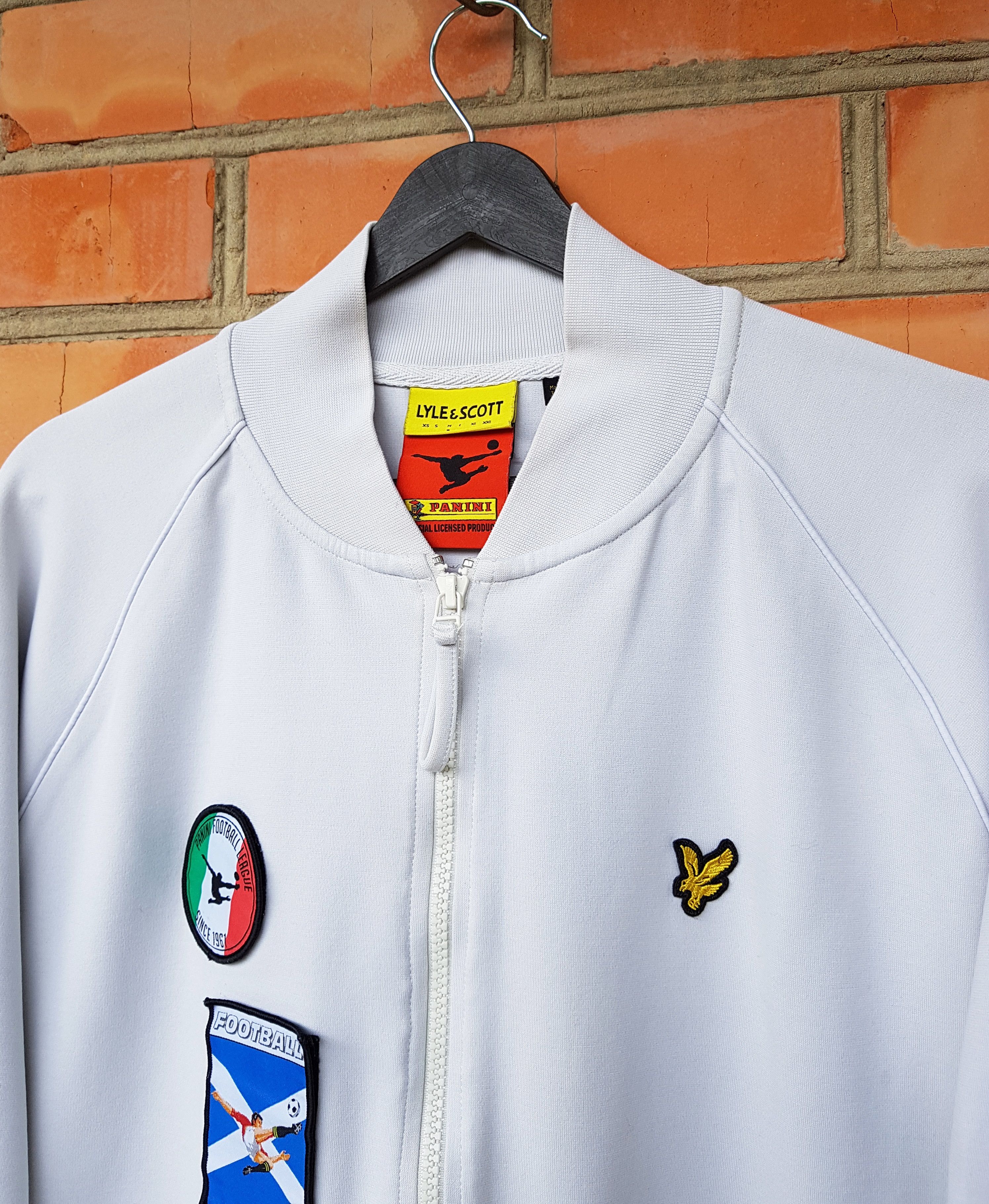 Lyle & Scott RARE Lyle & Scott x Panini Patched Track Top Full Zip Jacket Size US M / EU 48-50 / 2 - 3 Thumbnail