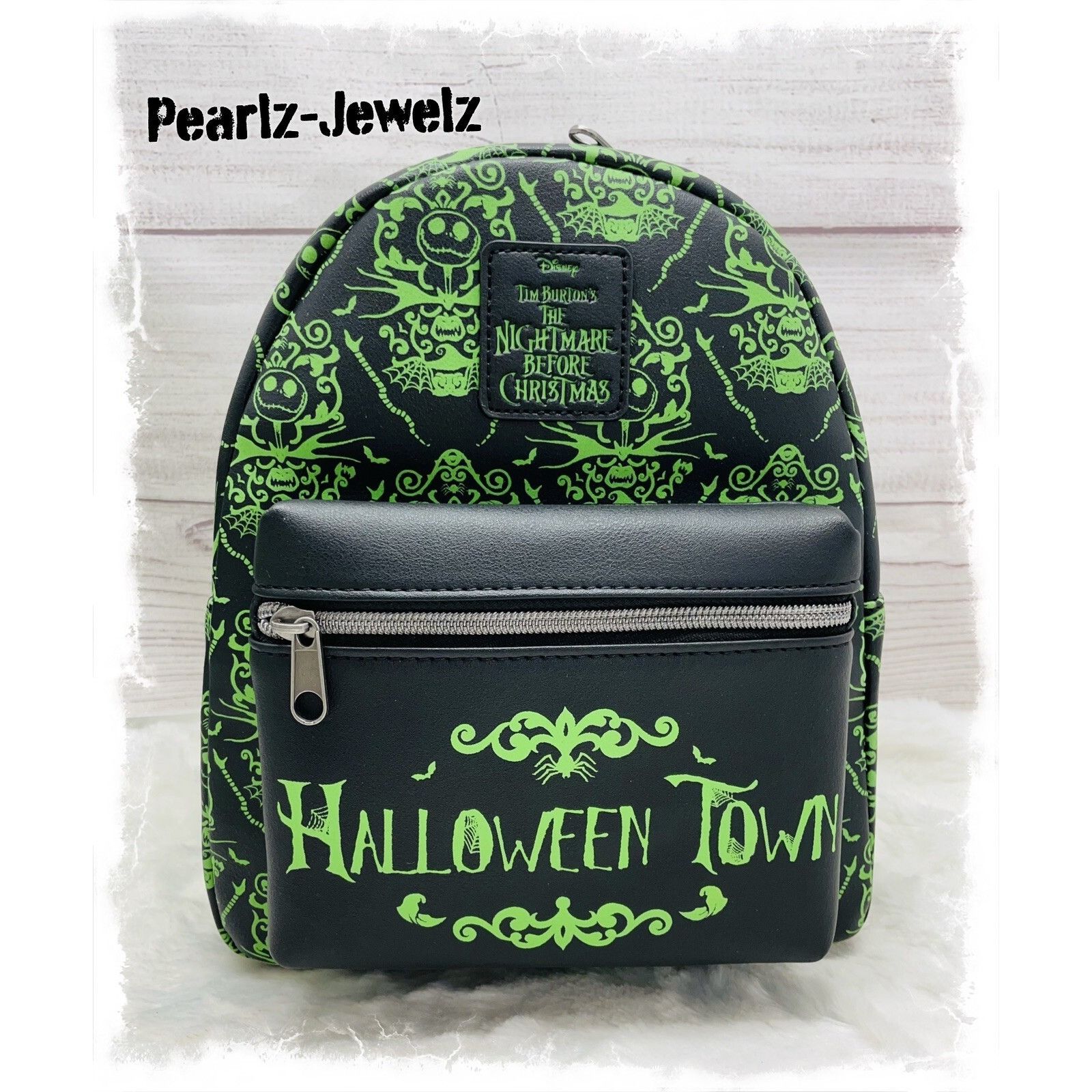 Disney Loungefly Nightmare Before Christmas NBC Halloween Town Mini Size ONE SIZE - 1 Thumbnail