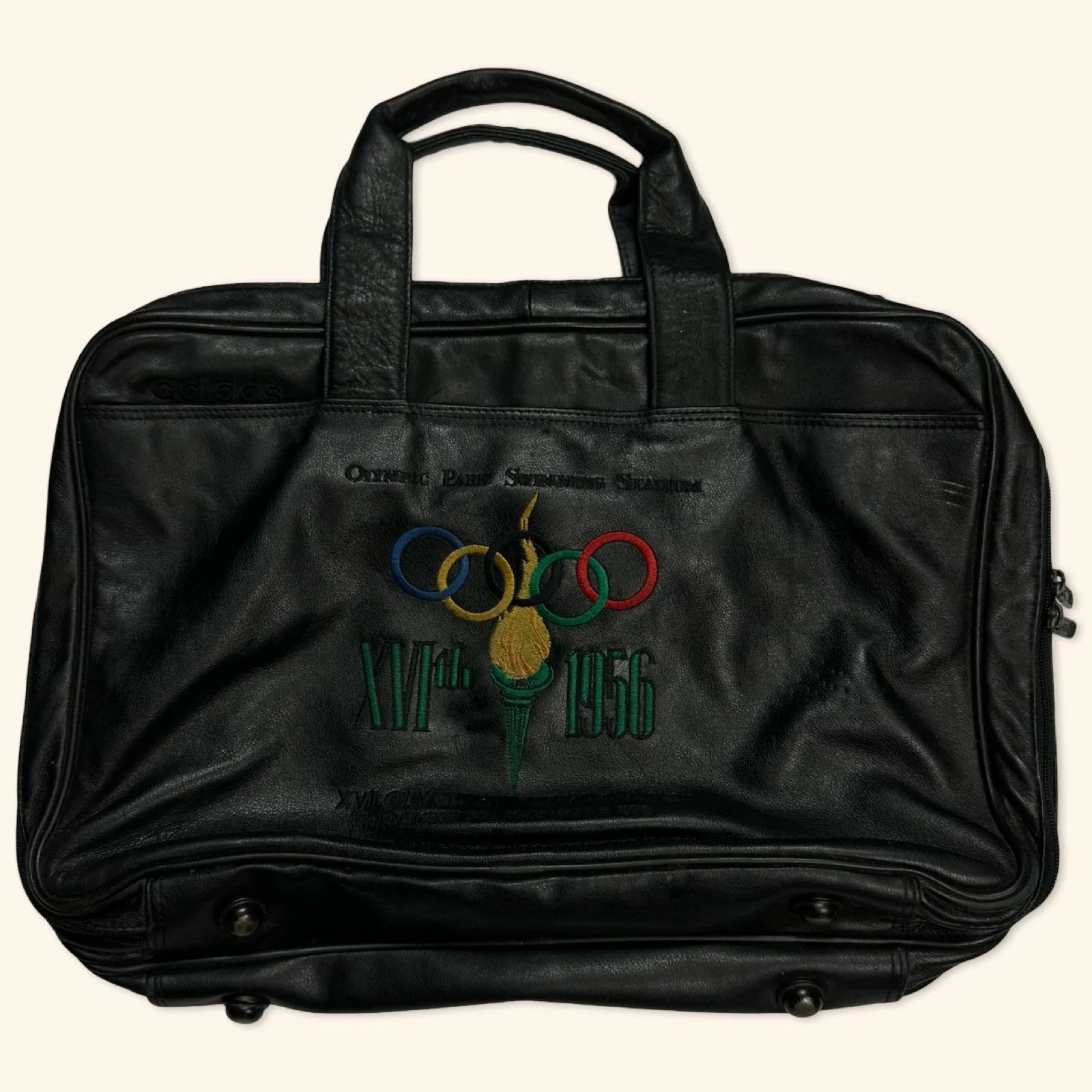 Adidas Adidas Vintage Olympiad Melbourne 1956 Leather Bag Size ONE SIZE - 1 Thumbnail