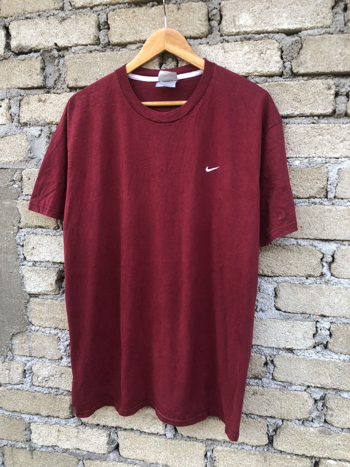 Japanese Brand Vintage Y2K Nike Small Swoosh Baggy Tees Size US XL / EU 56 / 4 - 4 Thumbnail