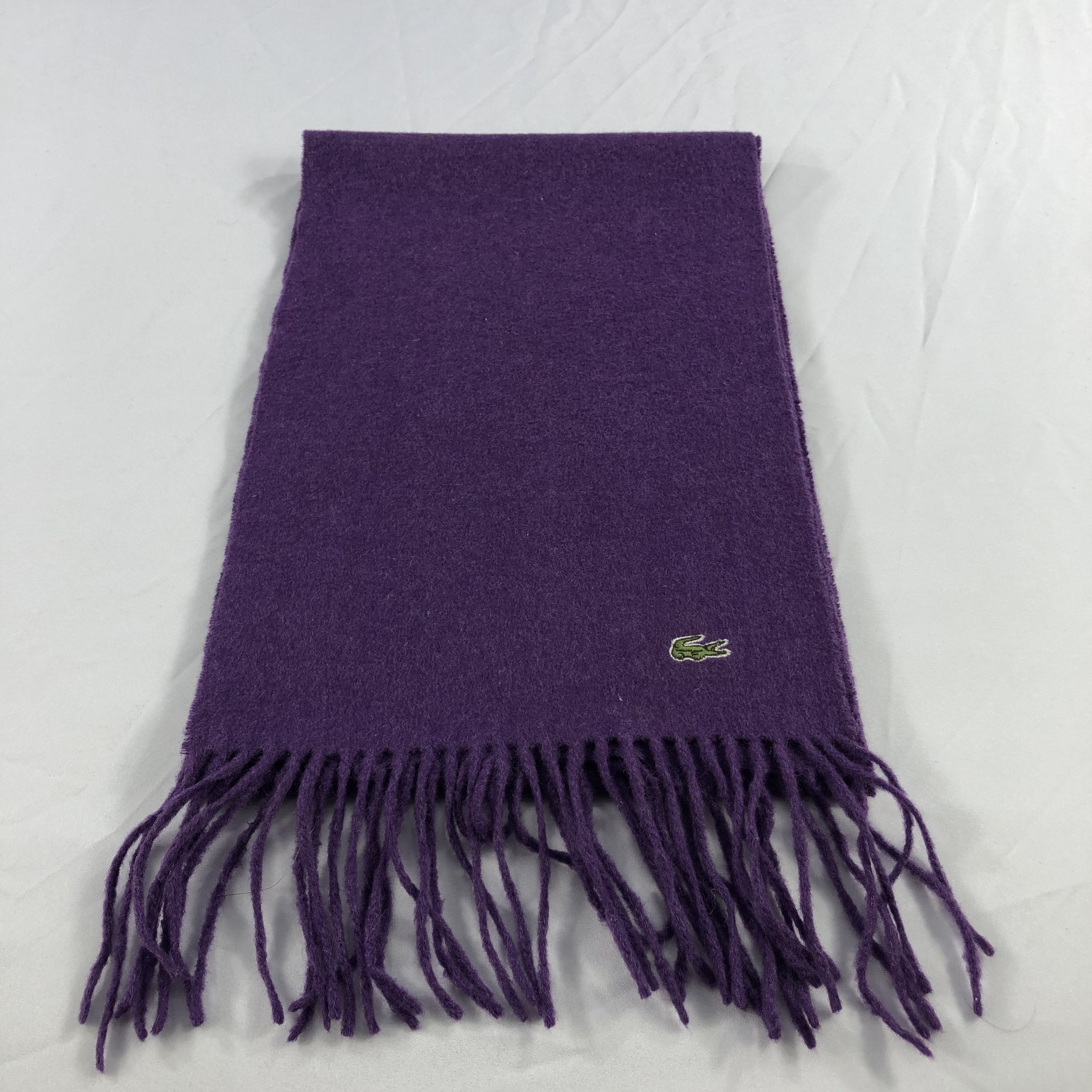 Lacoste Lacoste Wool Scarf Muffler V911 Size ONE SIZE - 2 Thumbnail