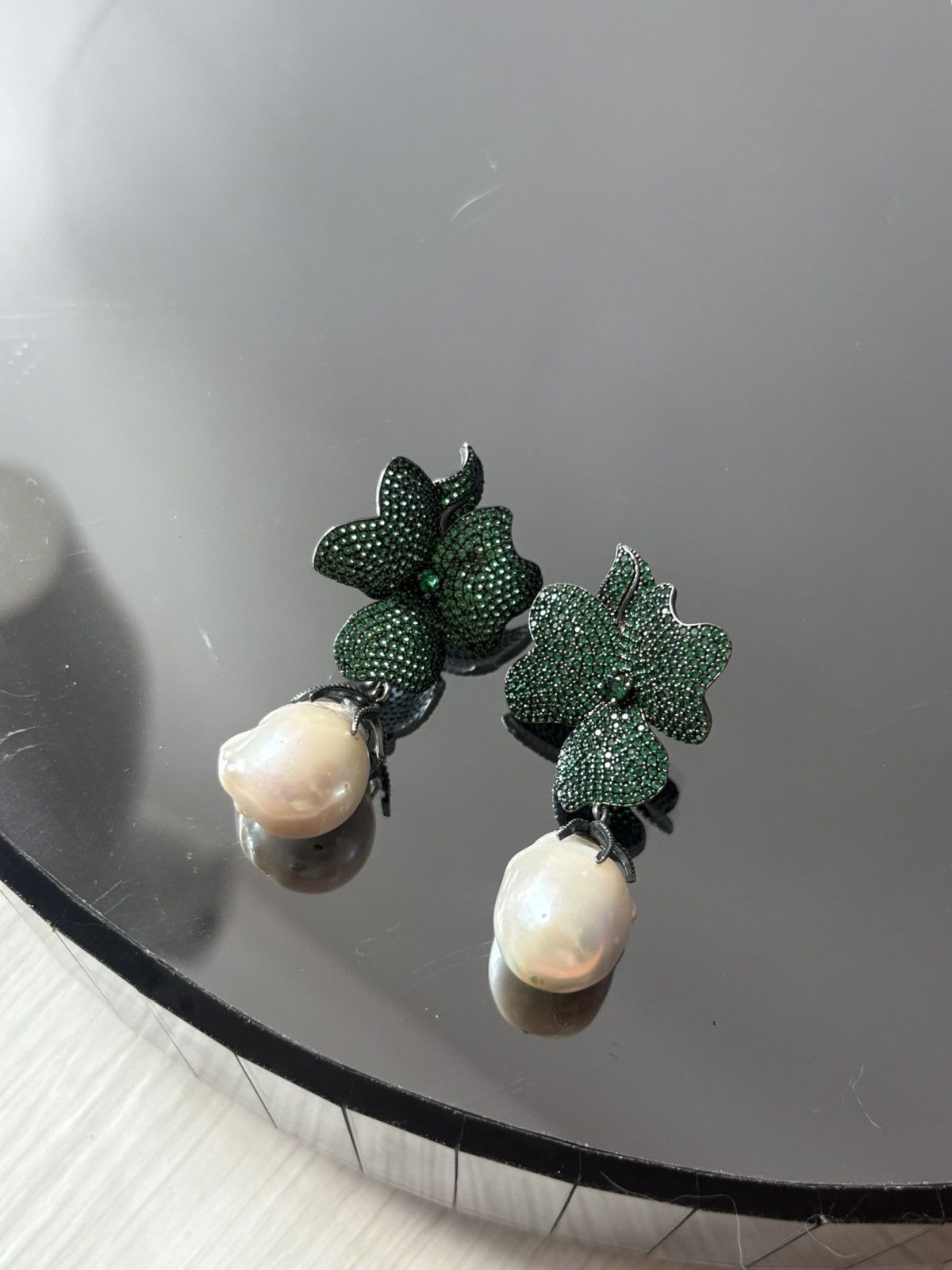 Vintage Italian silver earrings Size ONE SIZE - 14 Thumbnail