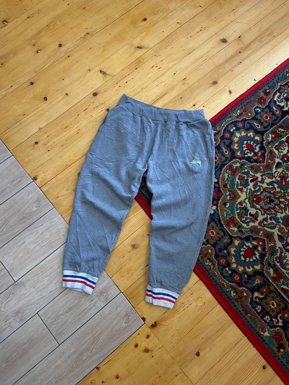 Stussy × Vintage Stussy Sport Grey Sweatpants Size US 30 / EU 46 - 1 Thumbnail