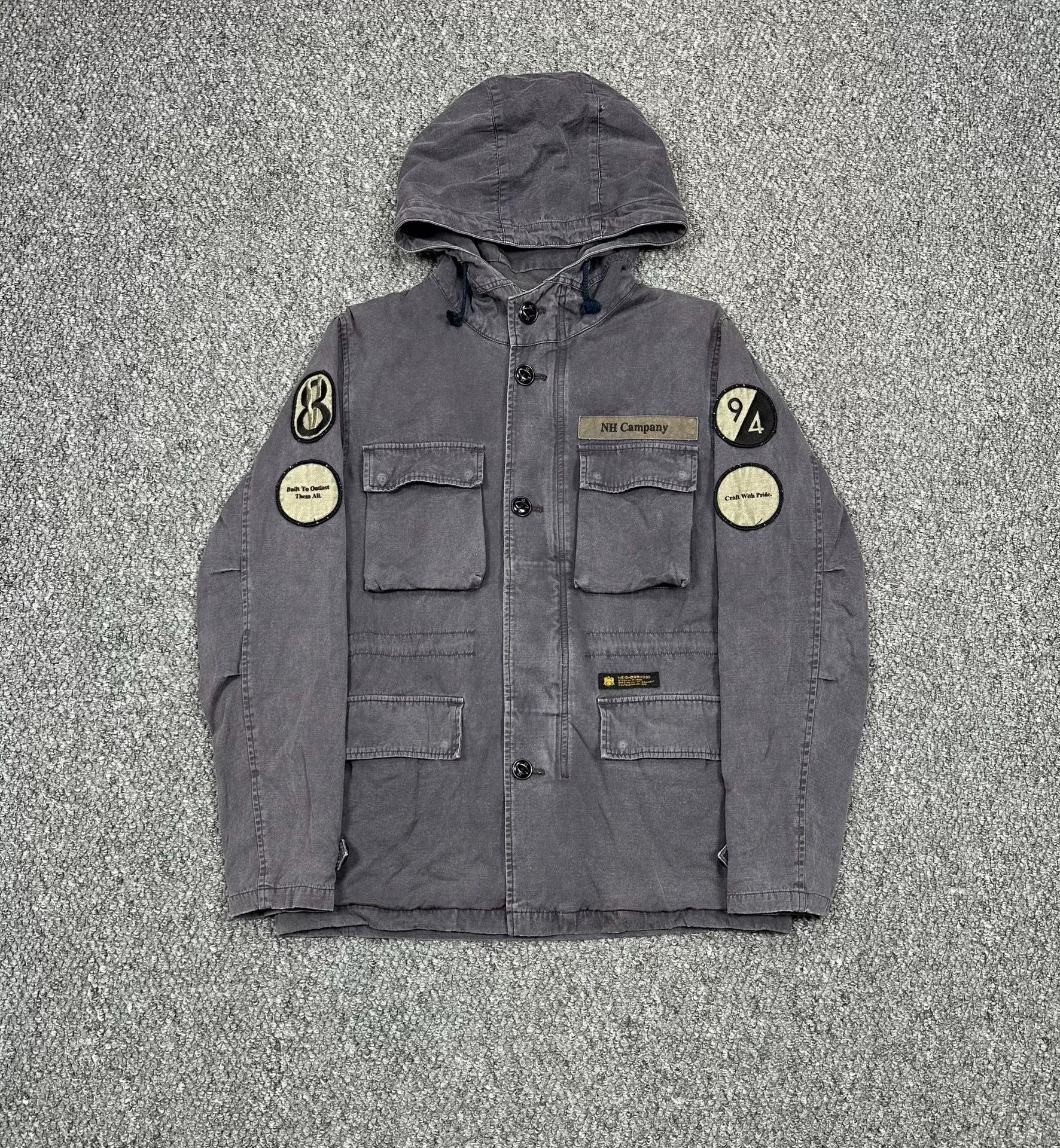 Neighborhood neighborhood 15ss m65 washed hooded jacket Size US M / EU 48-50 / 2 - 1 Thumbnail