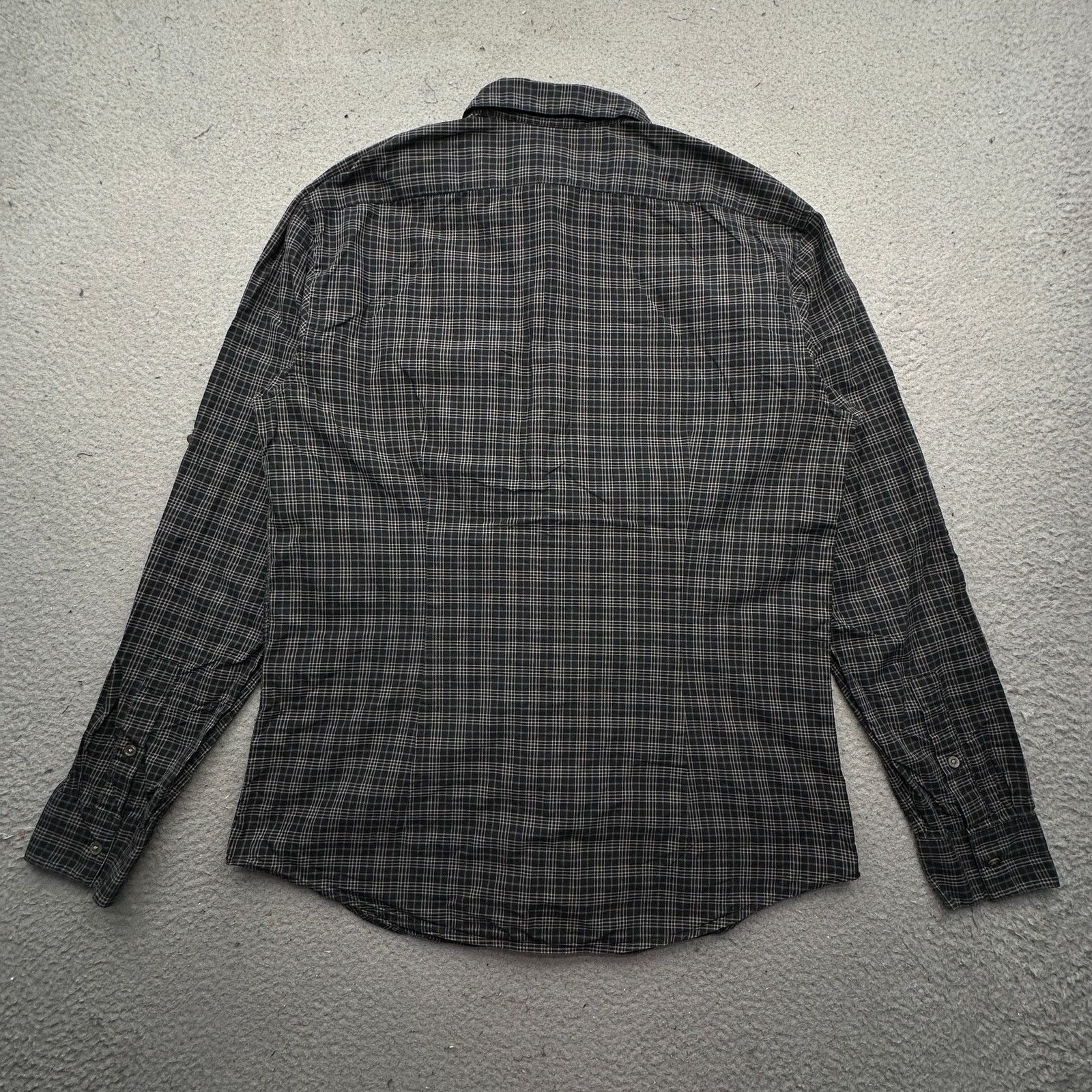 John Varvatos John Varvatos Plaid Long Rolled Sleeve Button Up Shirt L Size US L / EU 52-54 / 3 - 10 Thumbnail