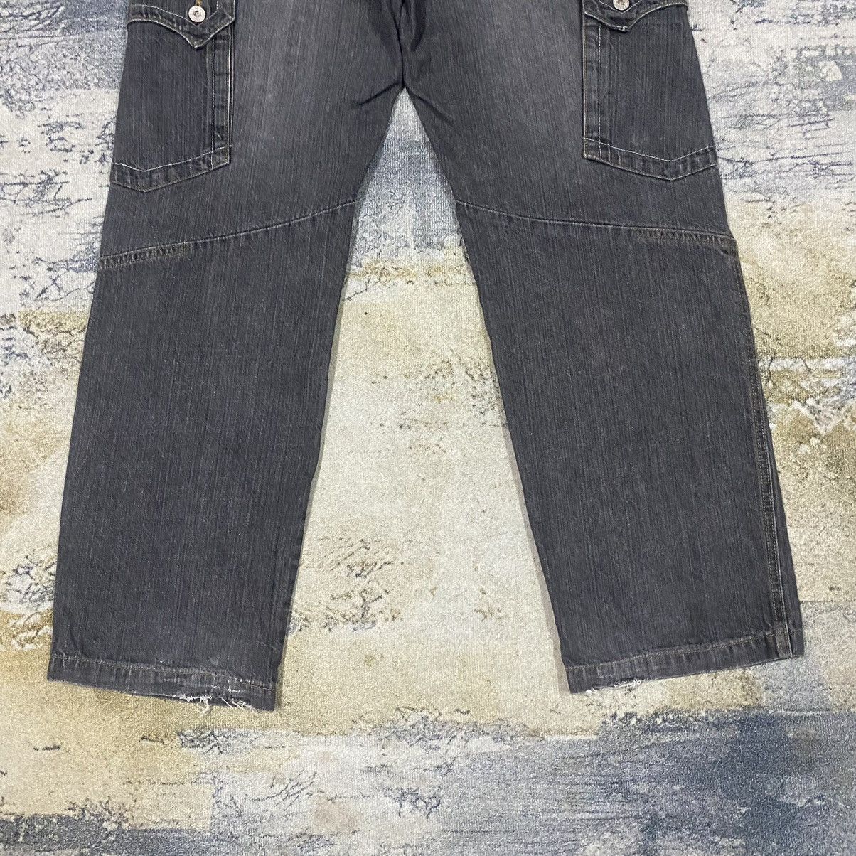 Japanese Brand Vintage Piko Hawaiian Jnco Inspire Baggy Denim Cargo Size US 30 / EU 46 - 9 Thumbnail
