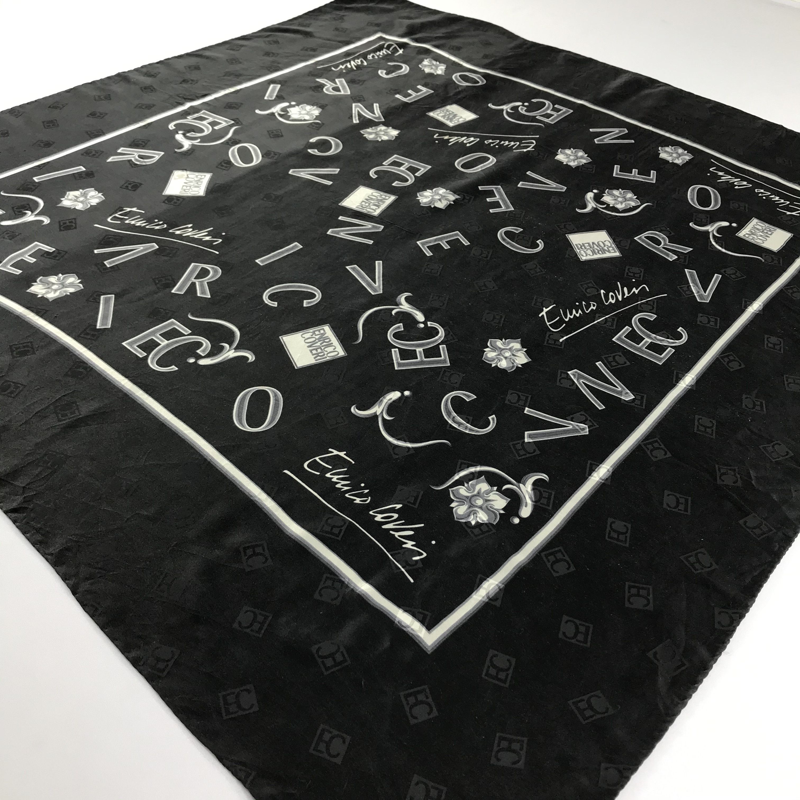 Enrico Coveri Vintage Enrico Coveri Silk Scarf Size ONE SIZE - 3 Thumbnail