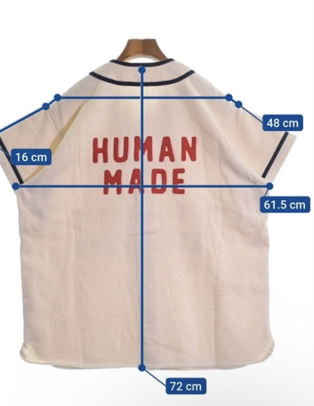 Human Made × Nigo × Pharrell Human Made Baseball Shirt (New) Size US L / EU 52-54 / 3 - 6 Thumbnail