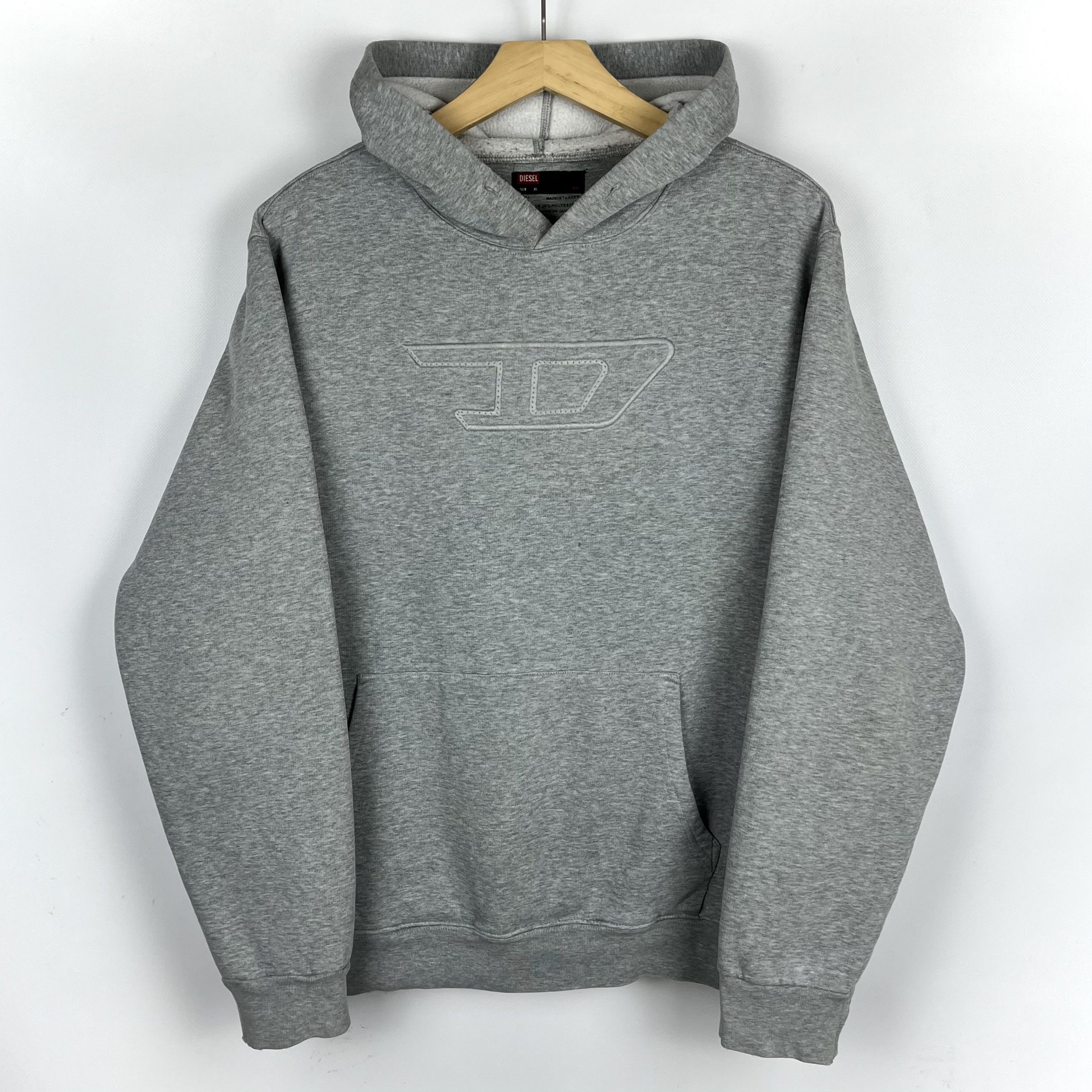 Diesel Vintage Diesel D Big Logo Hoodie 90’s Size US L / EU 52-54 / 3 - 1 Thumbnail