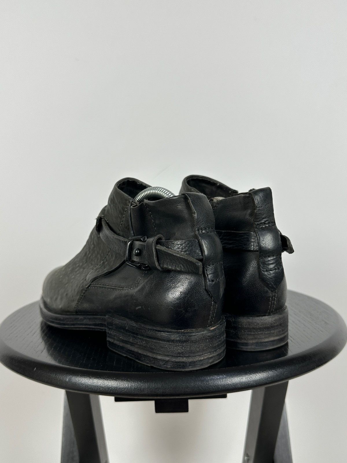 A.S.98 A.S.98. Airstep Leather Biker Ankle Boots Size US 8 / IT 38 - 4 Thumbnail