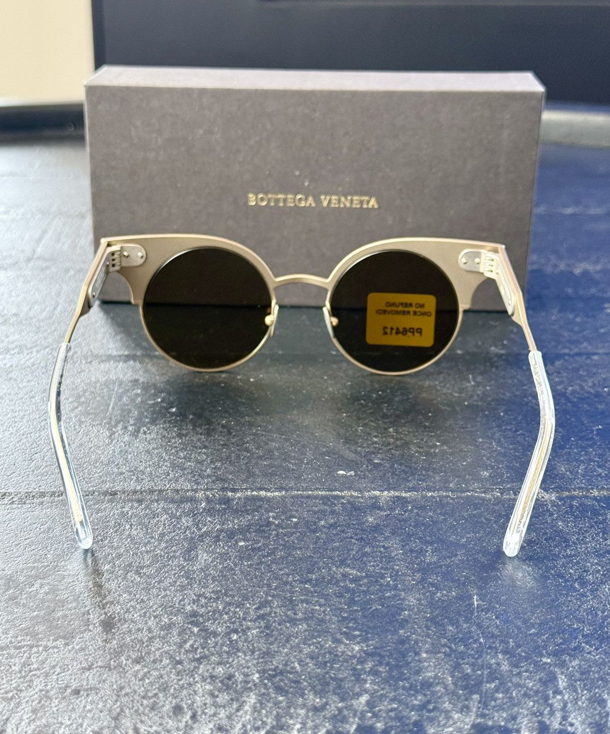 Bottega Veneta 25 / 30 LIMITED EDITION BV15 18K ROSE GOLD FILLED SUNGLASSES Size ONE SIZE - 16 Thumbnail