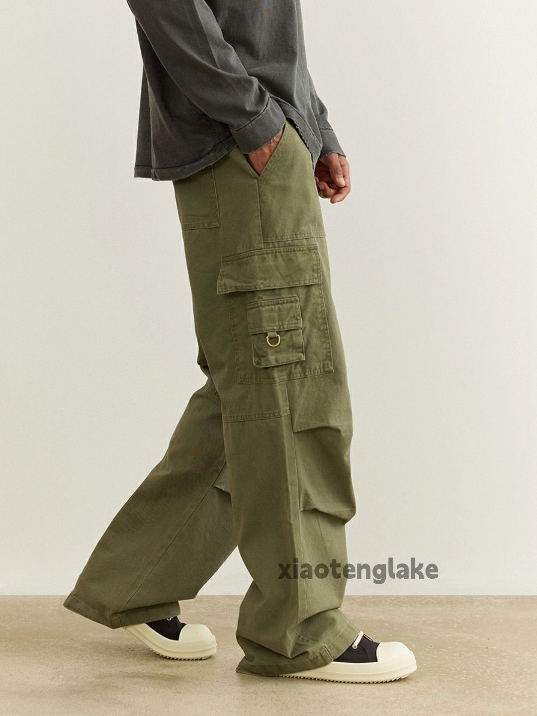 Designer × Japanese Brand × Vintage washed faded cleanfit yuppie utility outdoor cargo pants Size US 32 / EU 48 - 5 Thumbnail