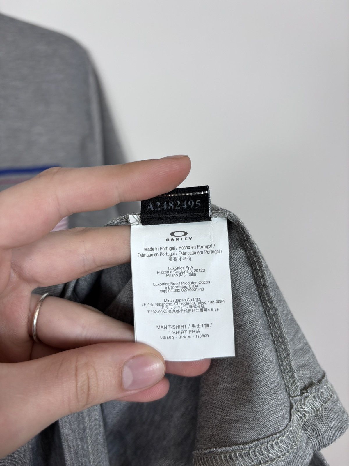 Oakley Oakley Gray Melange NWT Texas USA T-Shirt Tee Hydrolix Men’s Size US S / EU 44-46 / 1 - 13 Thumbnail