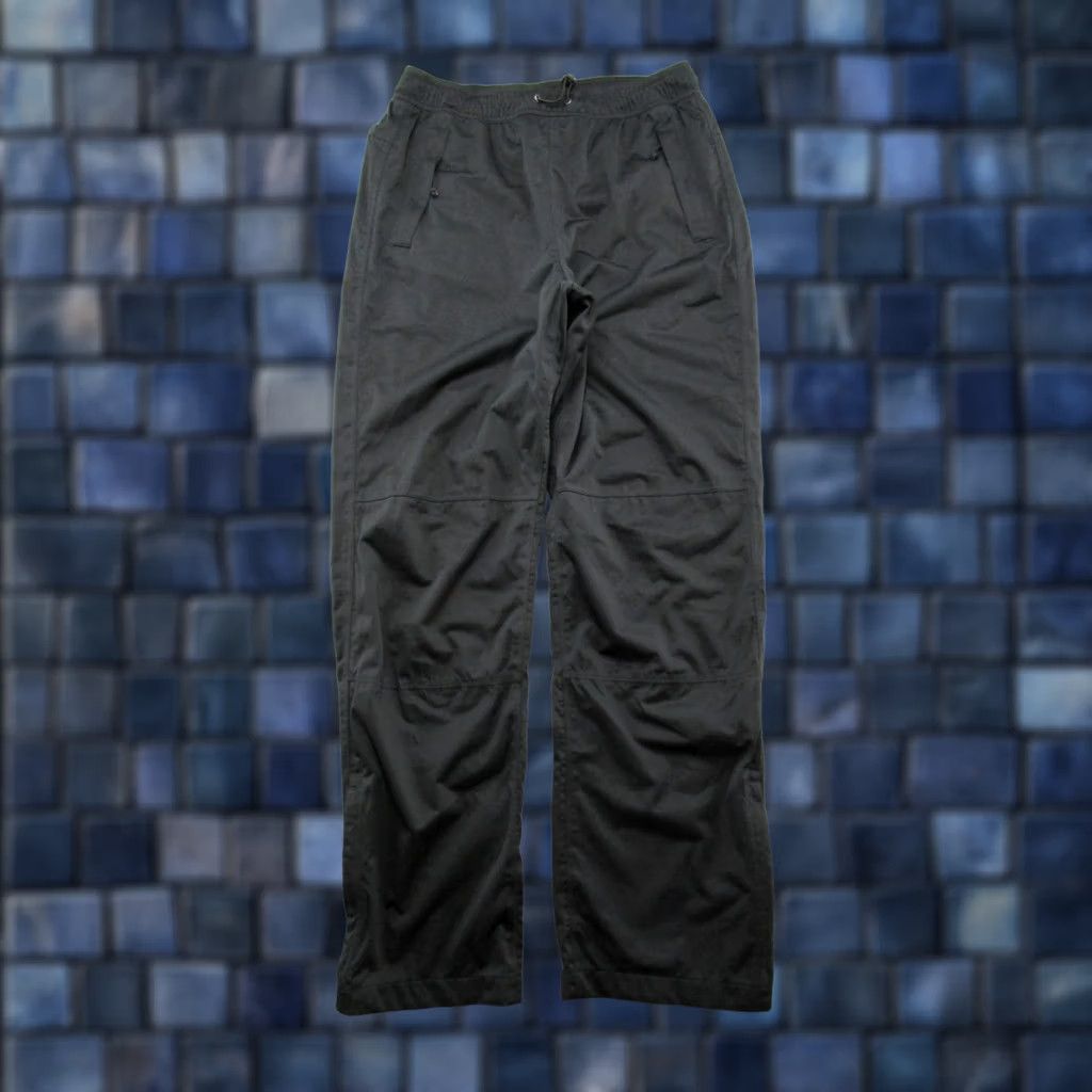 Vintage Cabela's Windbreaker Pants Mens Size M Ankle Zip Elastic Waist Cargo Pocket Black Polyester Size US 31 - 1 Thumbnail