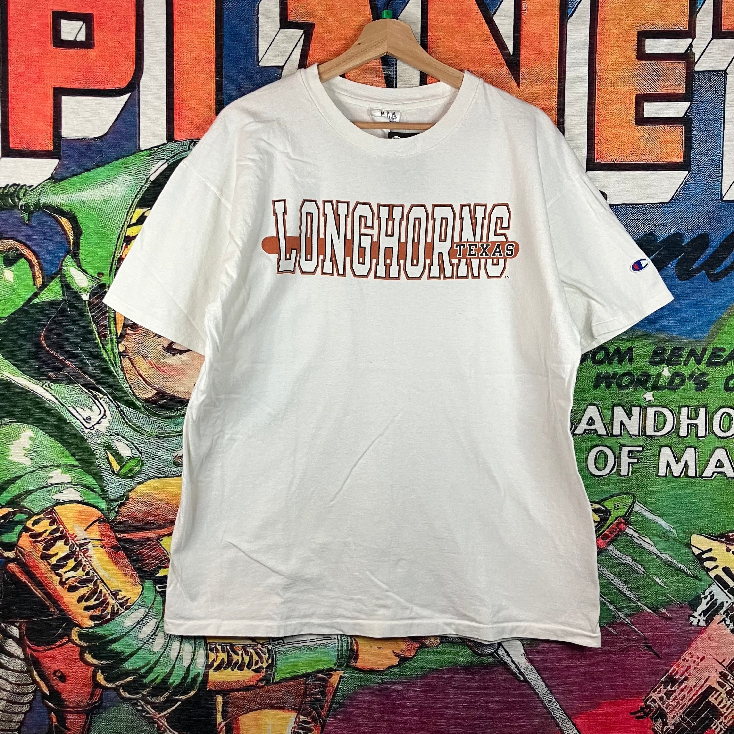 Champion × Vintage Vintage 90s Champion Texas Longhorns Tee Size XL Size US XL / EU 56 / 4 - 1 Thumbnail