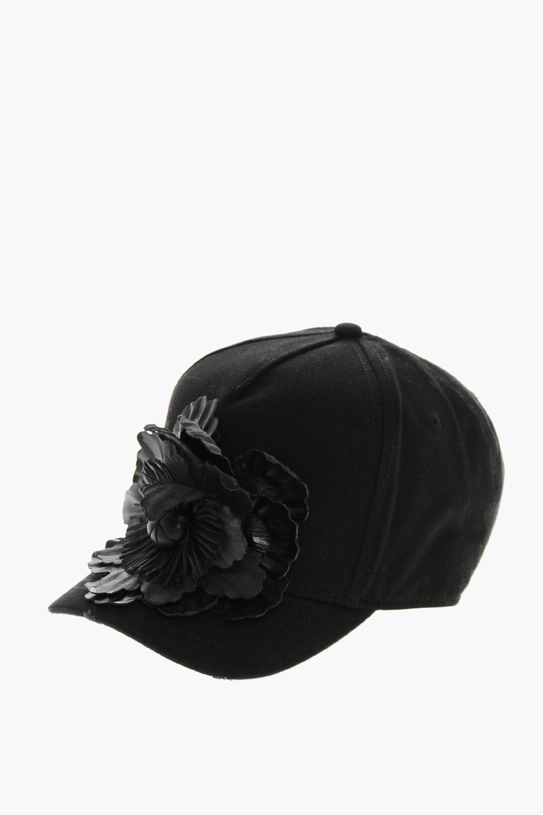 Dsquared2 Solid-Color Baseball Cap with Floral Applique Size ONE SIZE - 1 Thumbnail