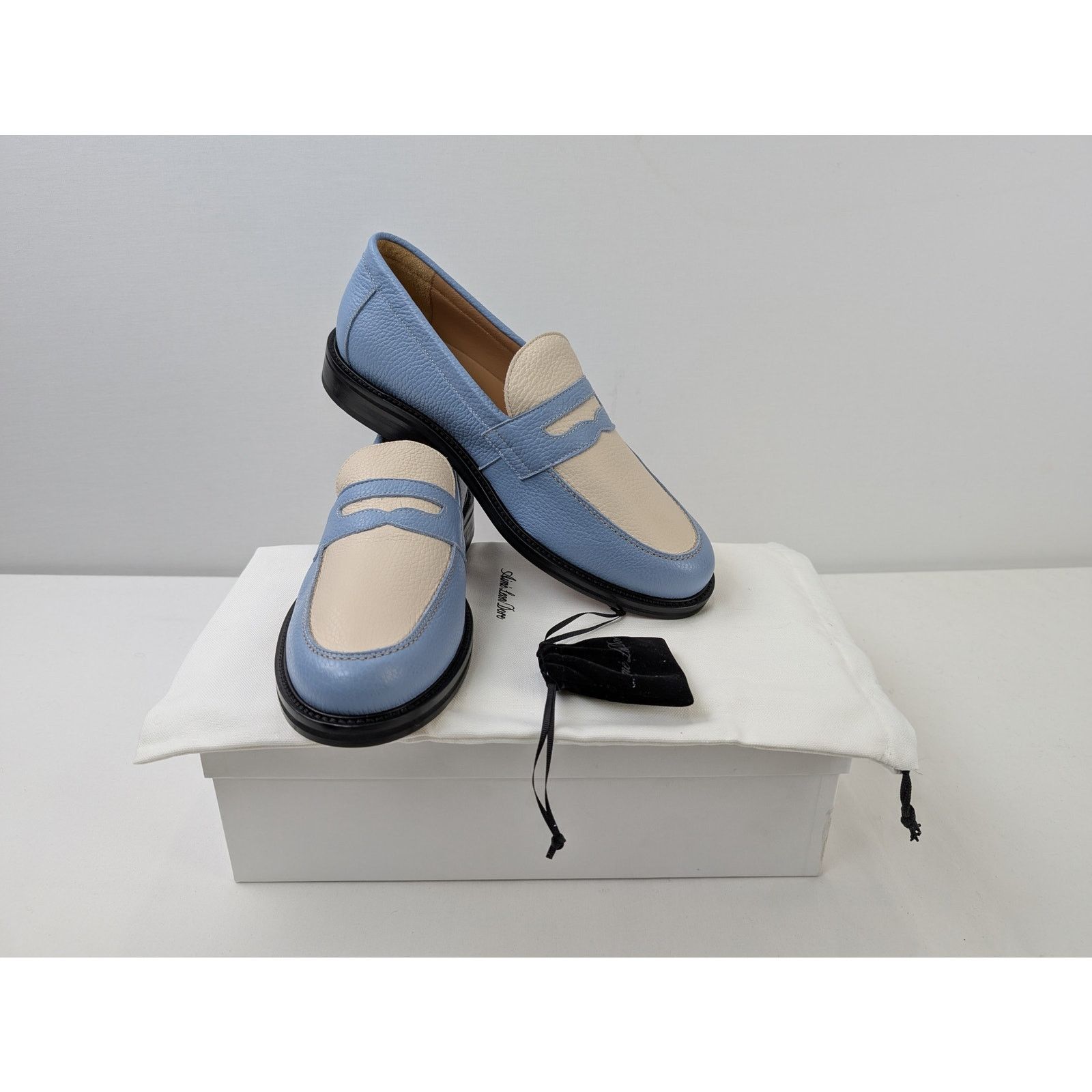 Aime Leon Dore o1rshd1 Penny Loafer Shoe in Lamb/Cornflower Size US 10.5 / EU 43-44 - 16 Thumbnail