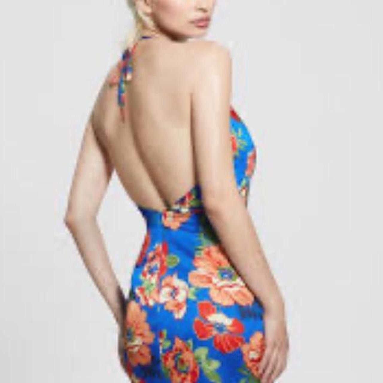 Guess GUESS Harper Halter Dress in Figueroa Floral Prin Size M / US 6-8 / IT 42-44 - 4 Thumbnail