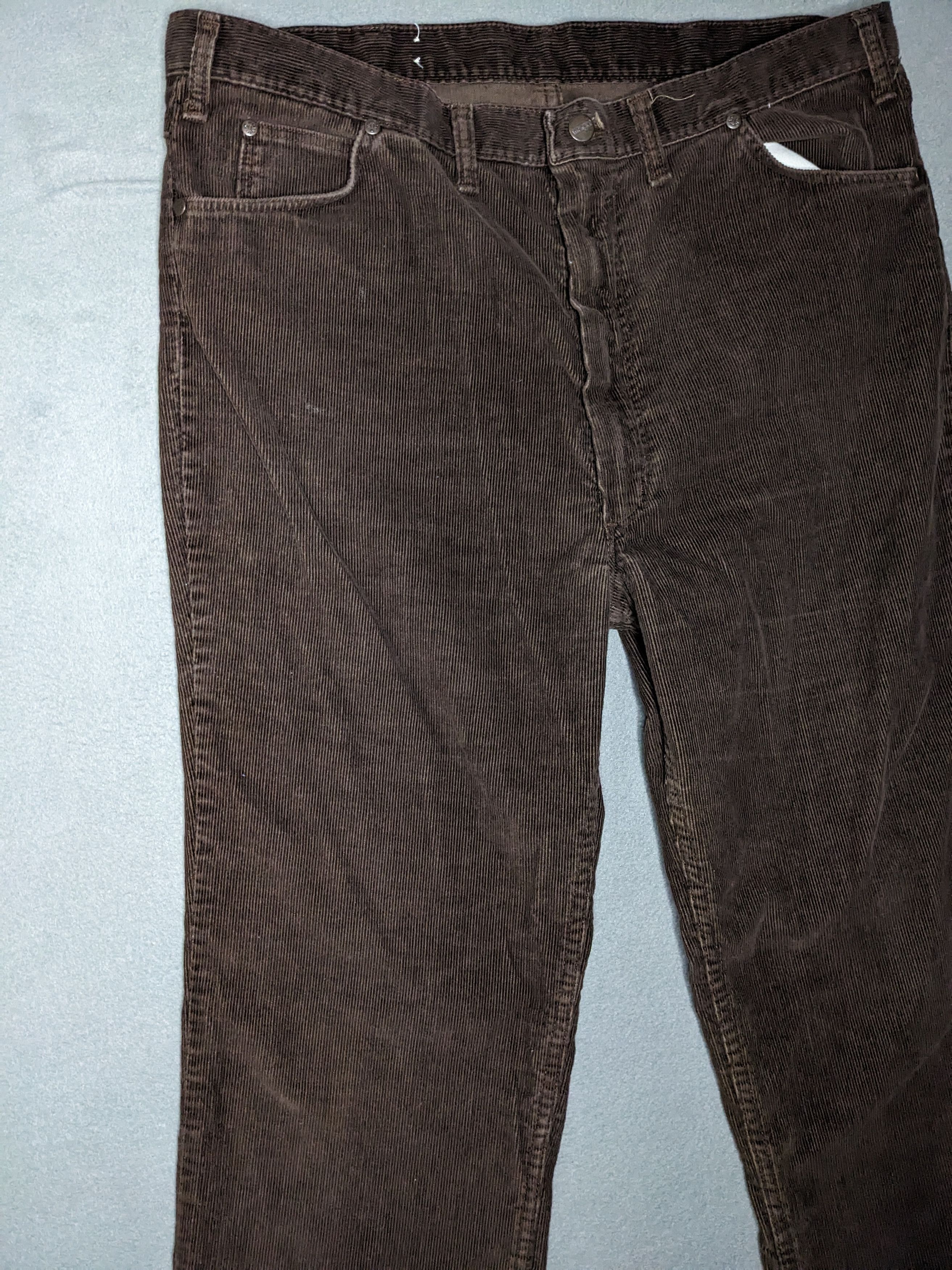 Wrangler VTG 80s Wrangler Corduroy Pants 40x35 Western Leather Logo Size US 40 / EU 56 - 5 Thumbnail