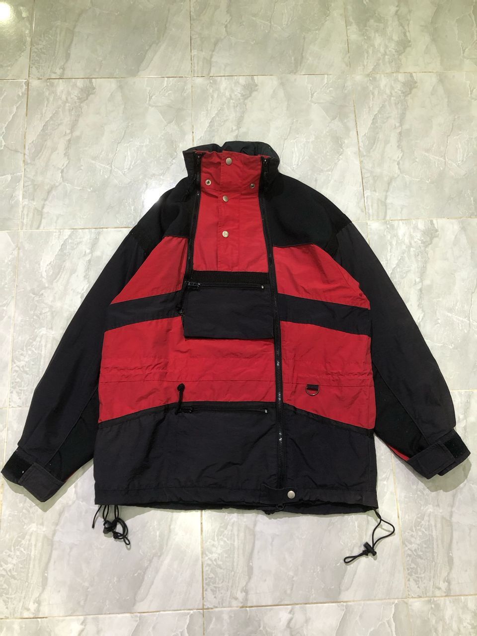 Octopus Vintage Red Cliff Octopus Army Techwear Anorak Cyberpunk Size US L / EU 52-54 / 3 - 2 Thumbnail
