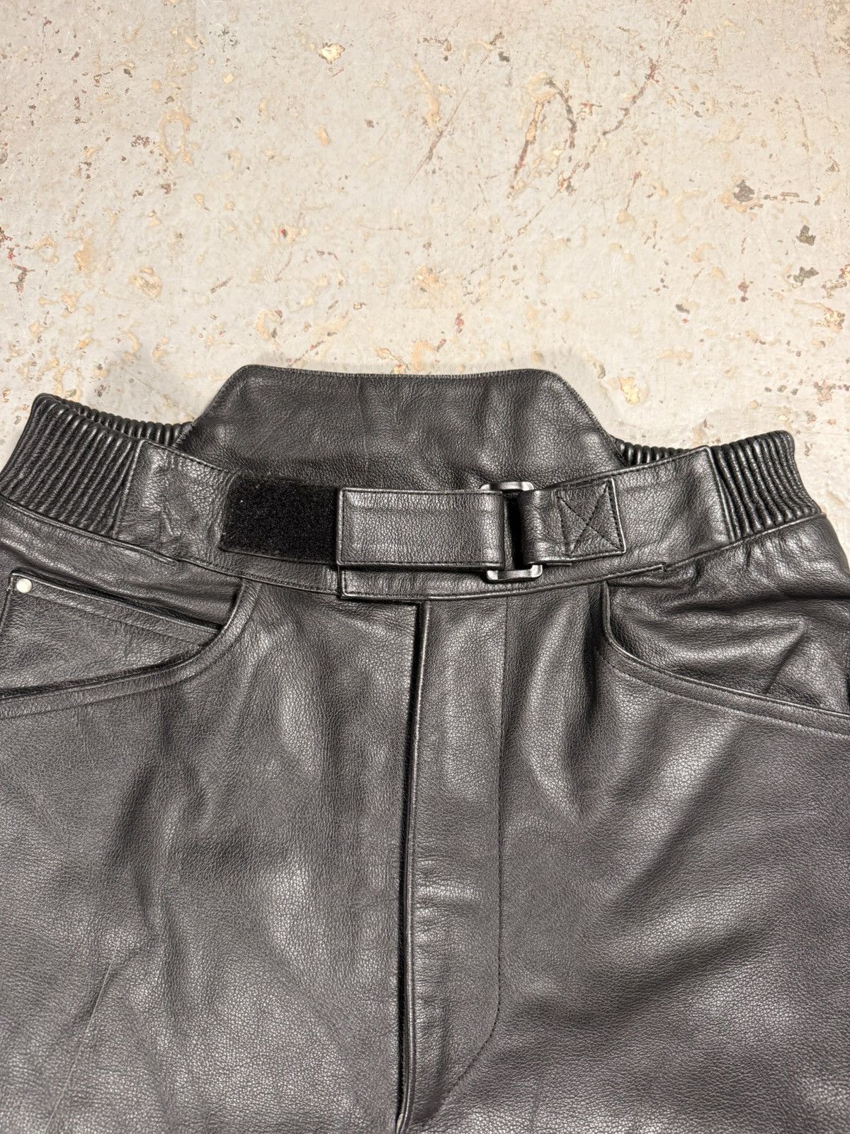 Other Vintage Flaming Skull Leather Pants Size US 30 / EU 46 - 8 Thumbnail