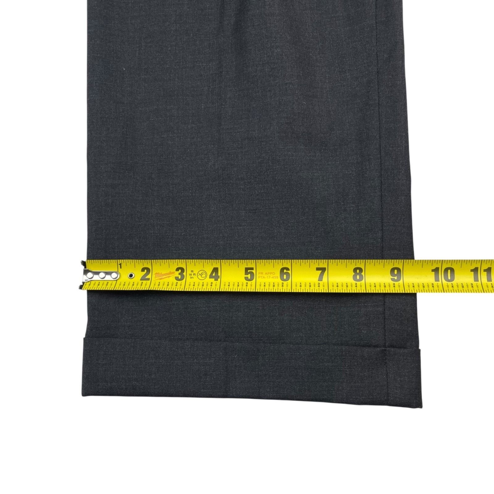Other Dormeuil Men's 100% Wool Surgeon's Cuffs Suit Charcoal Gray Size 38S - 19 Thumbnail