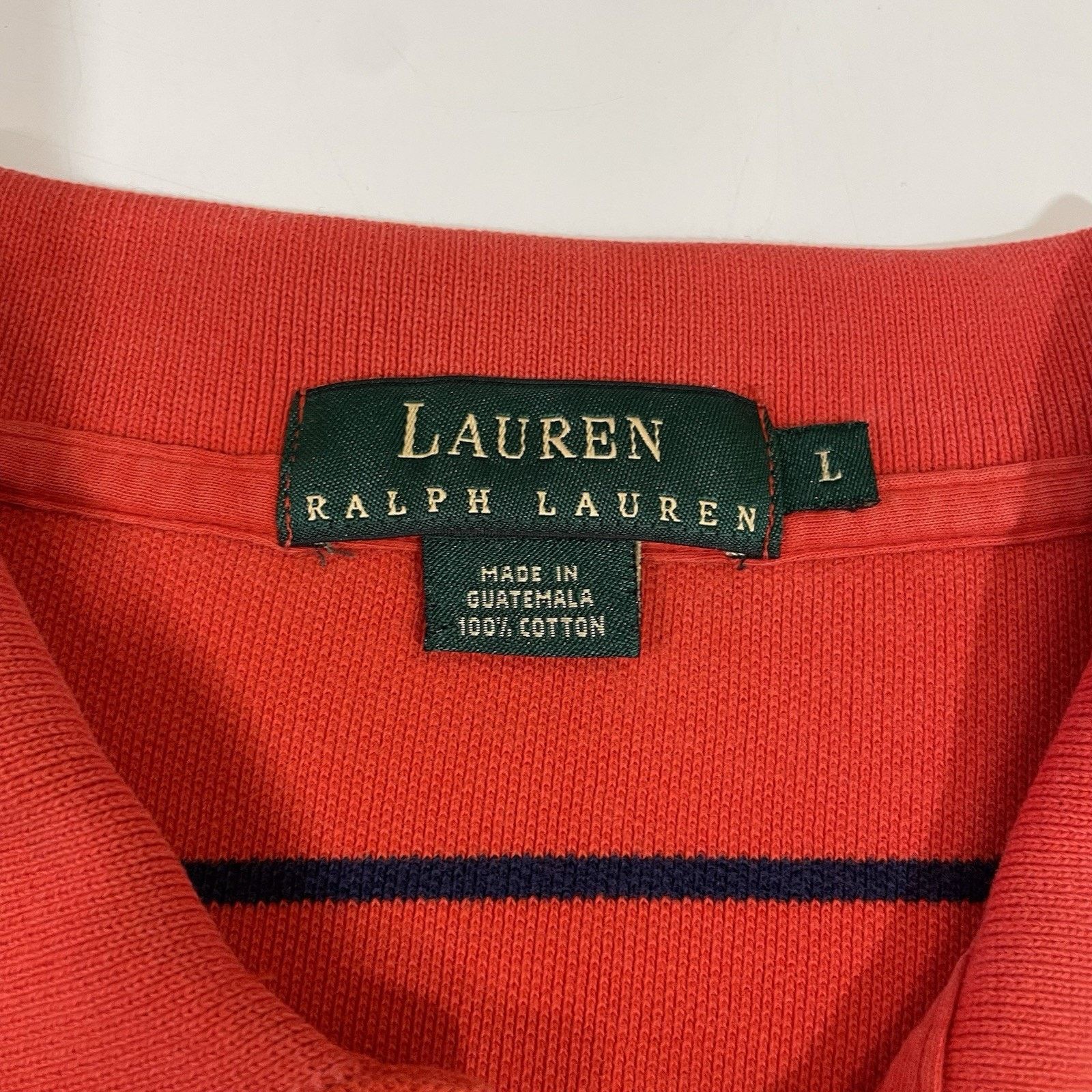 Ralph Lauren 1990’s VTG Polo Ralph Lauren Rugby Style Striped Polo Shirt Size US L / EU 52-54 / 3 - 3 Thumbnail