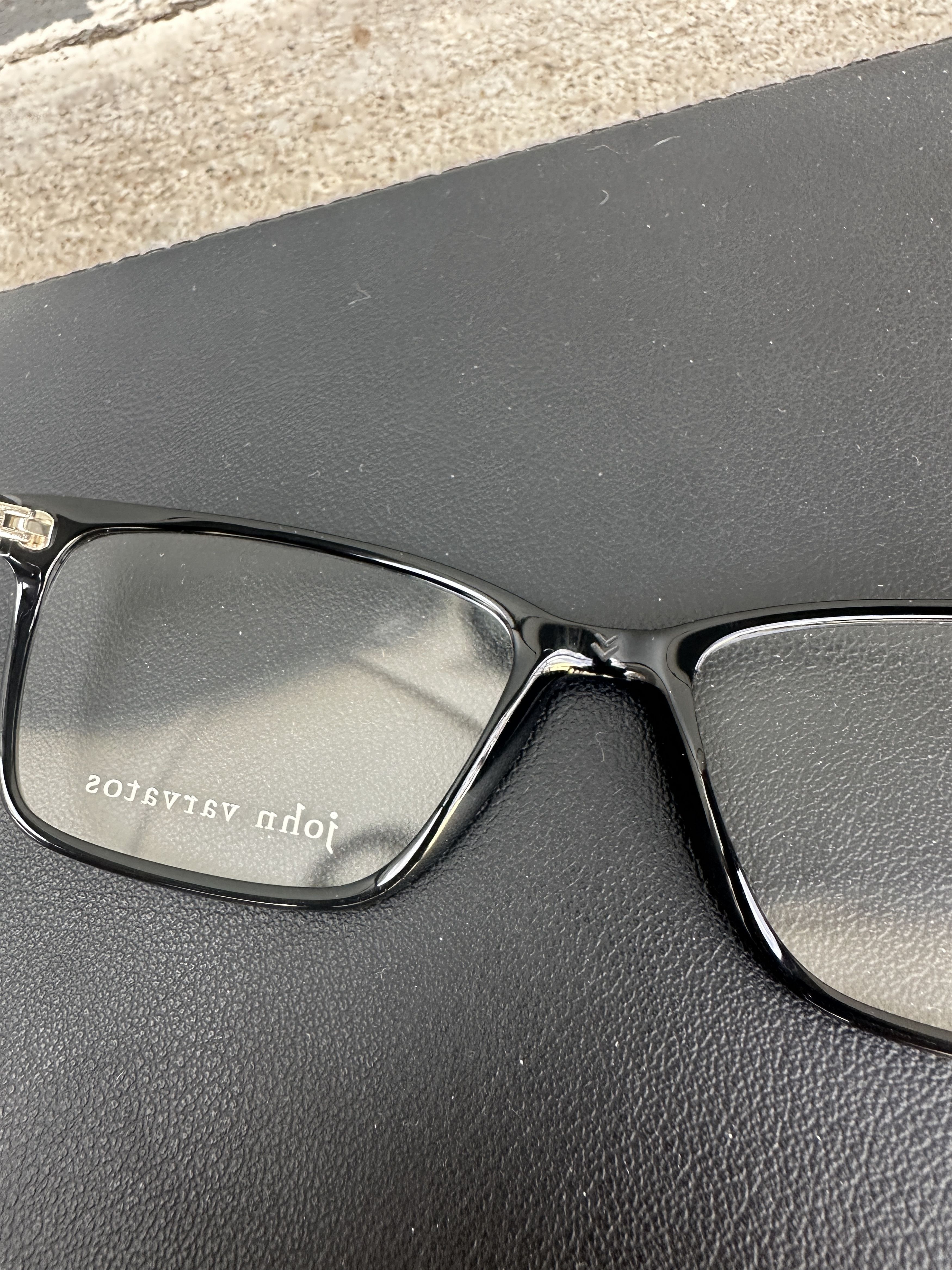 John Varvatos V379 54-17-145 Black Glasses Size ONE SIZE - 8 Thumbnail