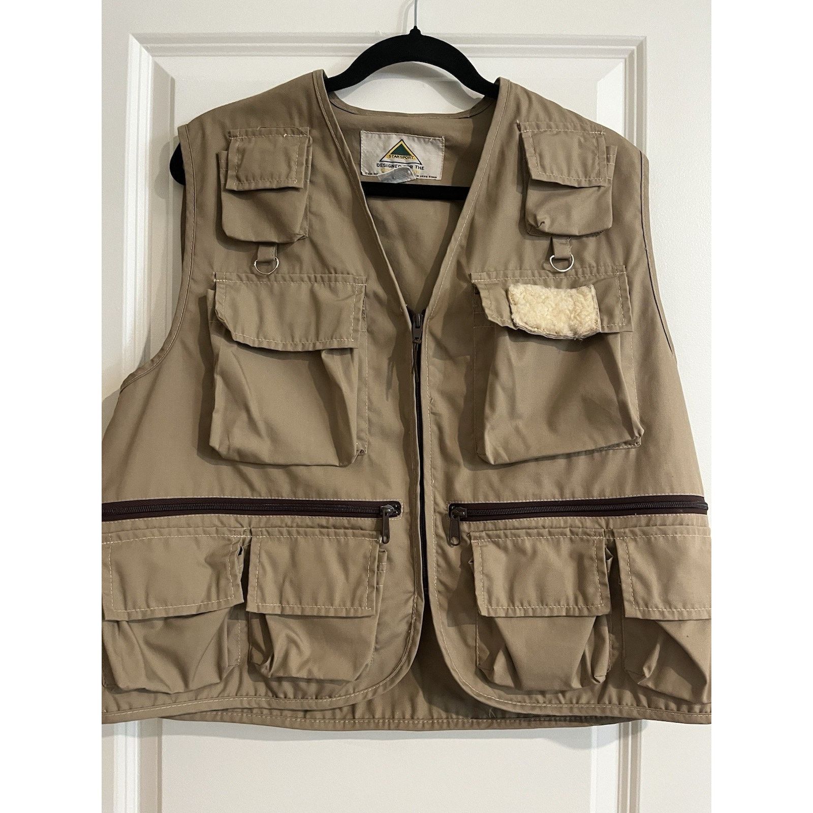 Other Vintage Stansport Fishing Vest Mens Large Khaki Multi Pocket Size US L / EU 52-54 / 3 - 1 Thumbnail