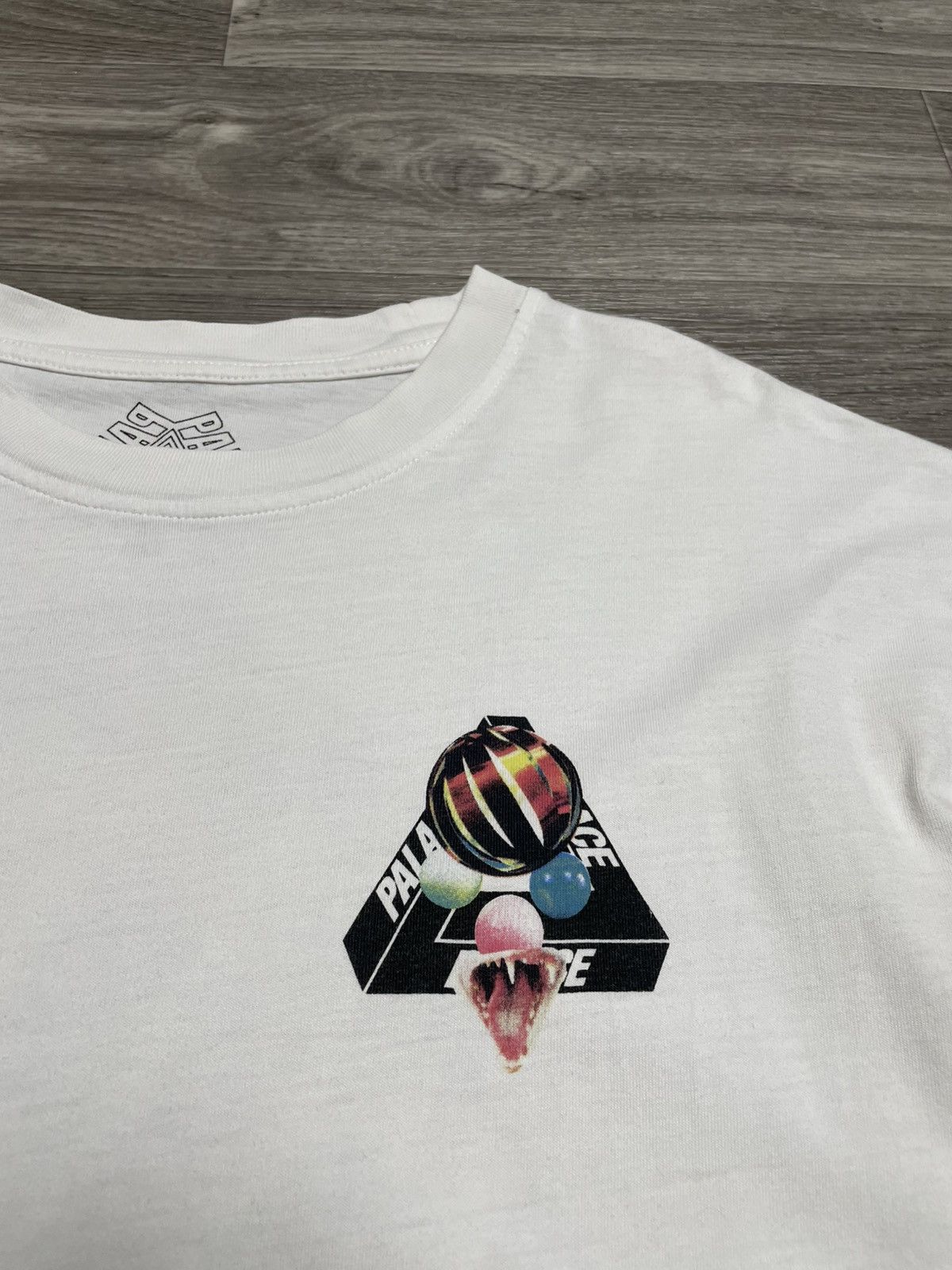 Palace Palace Sans Tri-Ferg White T-Shirt Size US XL / EU 56 / 4 - 5 Thumbnail