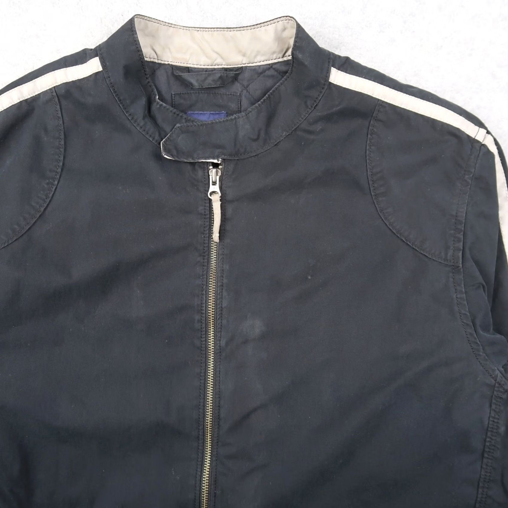 Gap VINTAGE GAP Racing Cafe Motorcycle Bomber Jacket Mens L Large Black 2000s Size US L / EU 52-54 / 3 - 3 Thumbnail