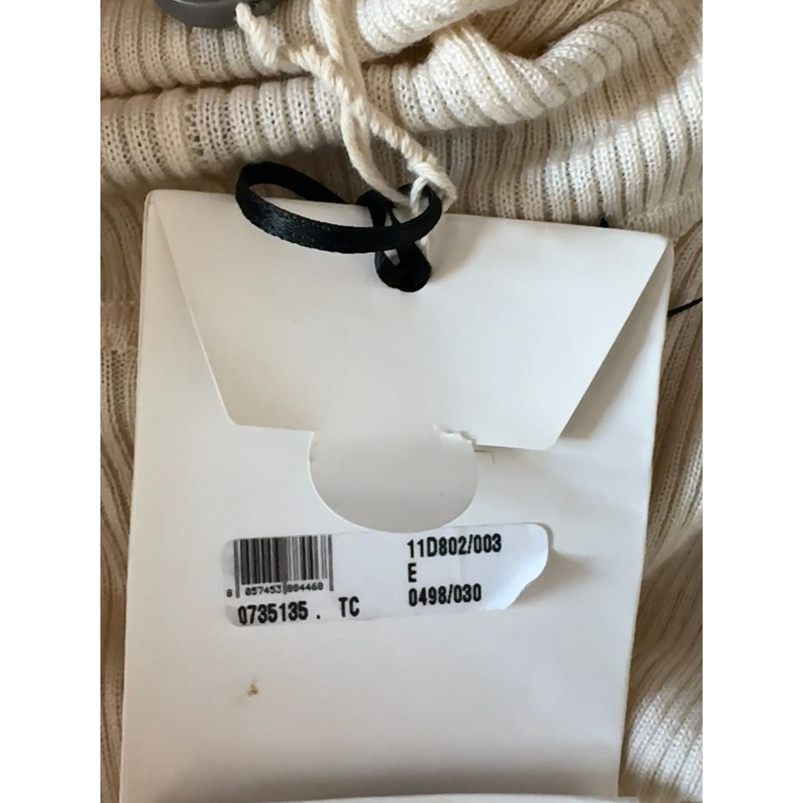 Salvatore Ferragamo Salvatore Ferragamo NWT Beige Knit Cowl Neck Top Size XS / US 0-2 / IT 36-38 - 4 Thumbnail