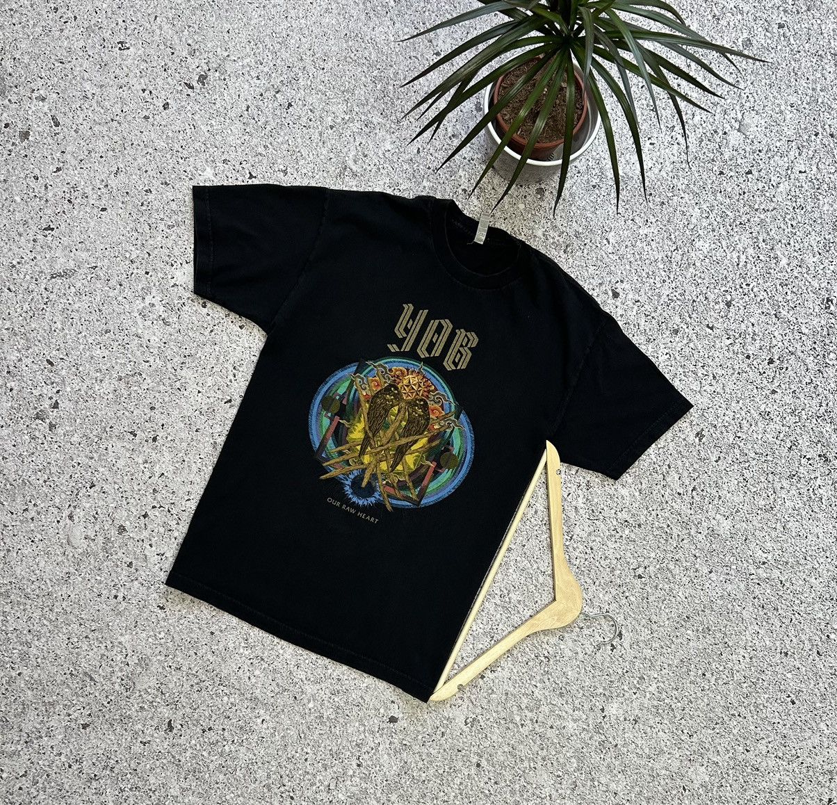 Band Tees × Vintage Yob Our Raw Heart Rock Band Promo Album 2018 Retro T-Shirt Size US L / EU 52-54 / 3 - 1 Thumbnail