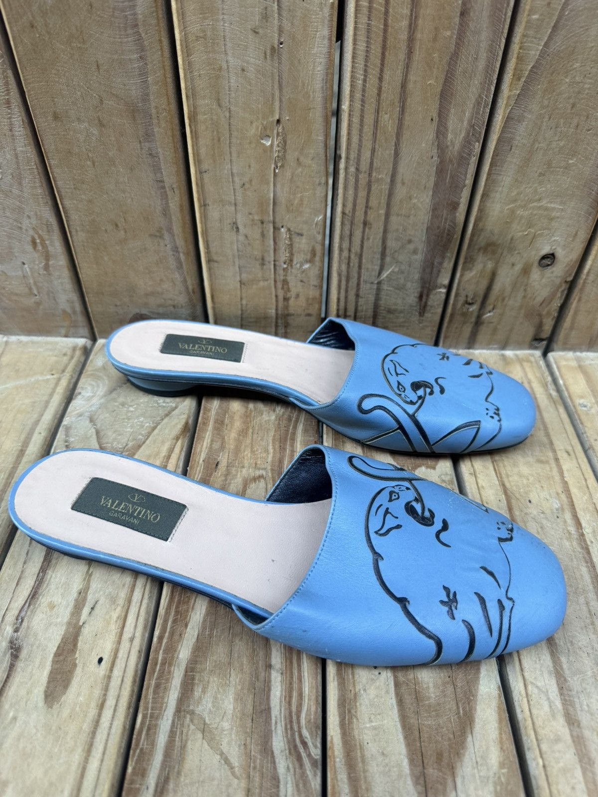 Valentino Valentino Garavani blue women’s Mules sz EUR 36.5 US 6.5 Size US 6.5 / IT 36.5 - 11 Thumbnail