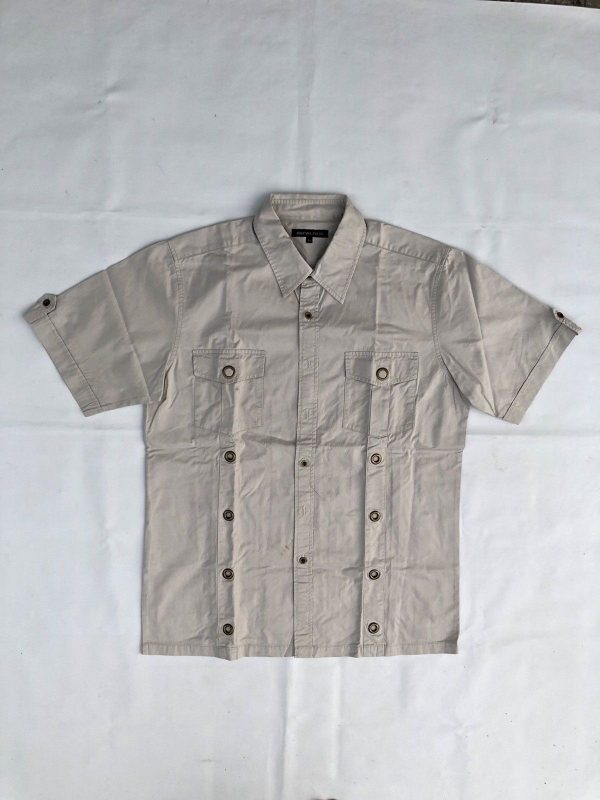 image of Japan-Abby Vill Press Gothic Studded Western Shirt Lgb Style in White, Men's (Size Large)
