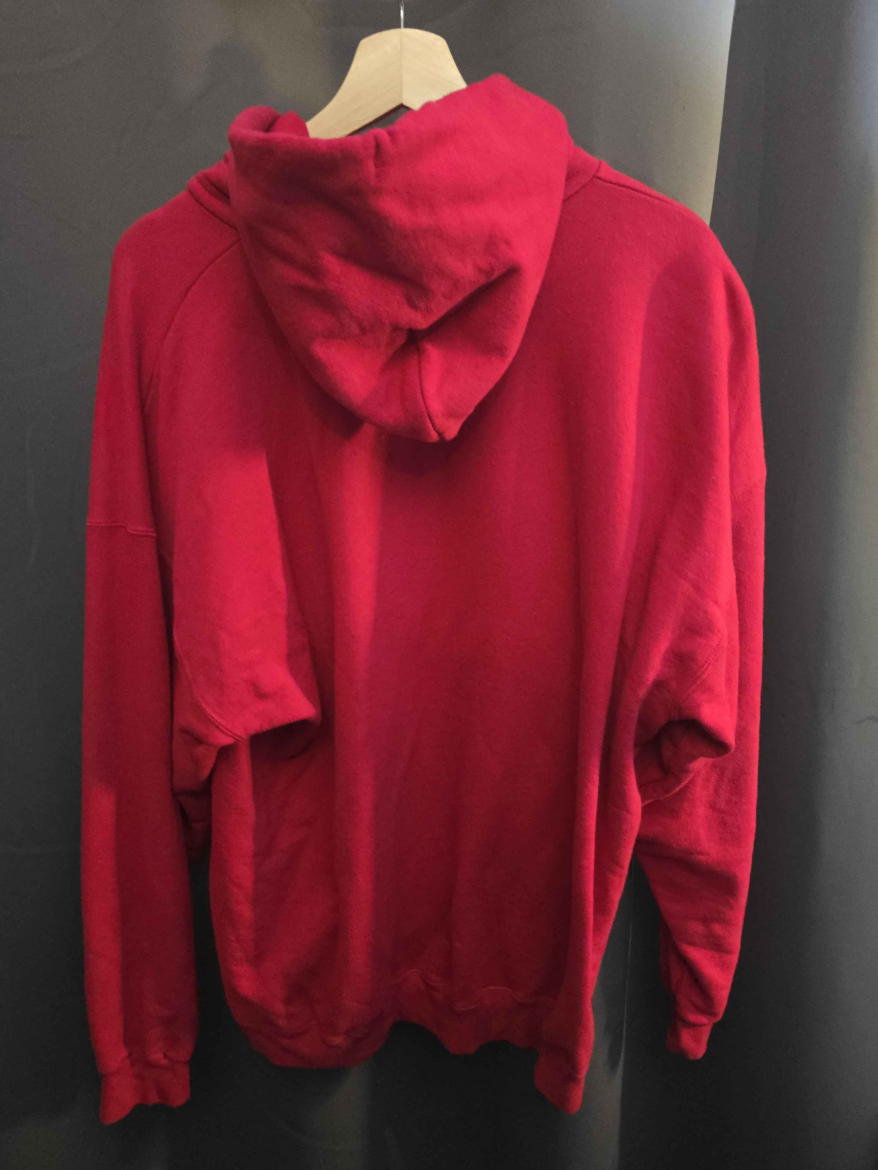 Vintage Hella Sober red hoodie sweater addict Sobriety sober Vintage Size US XL / EU 56 / 4 - 3 Thumbnail