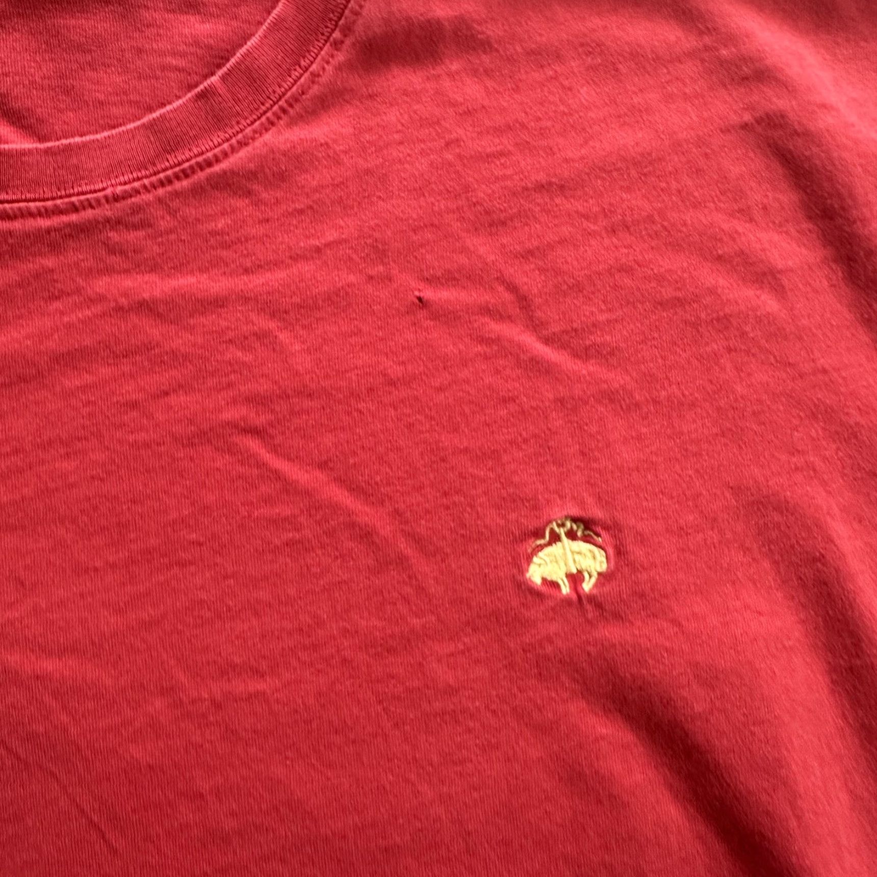 Brooks Brothers Brooks Brothers Shirt Mens Large Red Cotton Embroidered Umbrella Logo Classic Tee Size US L / EU 52-54 / 3 - 6 Thumbnail