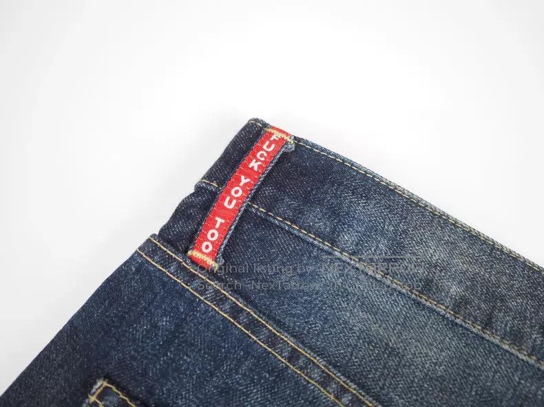 Wtaps WTAPS size L Swear Word Detail Blue Washed Denim Jeans Size US 27 - 5 Thumbnail