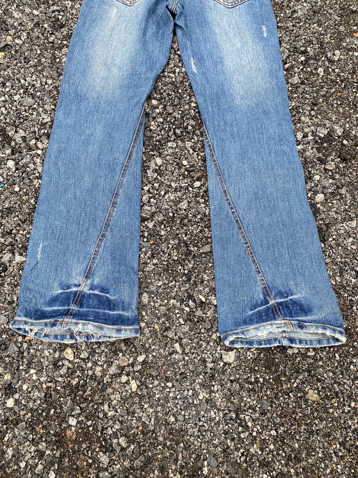 Japanese Brand Nylus Flared Distressed Size US 32 / EU 48 - 11 Thumbnail