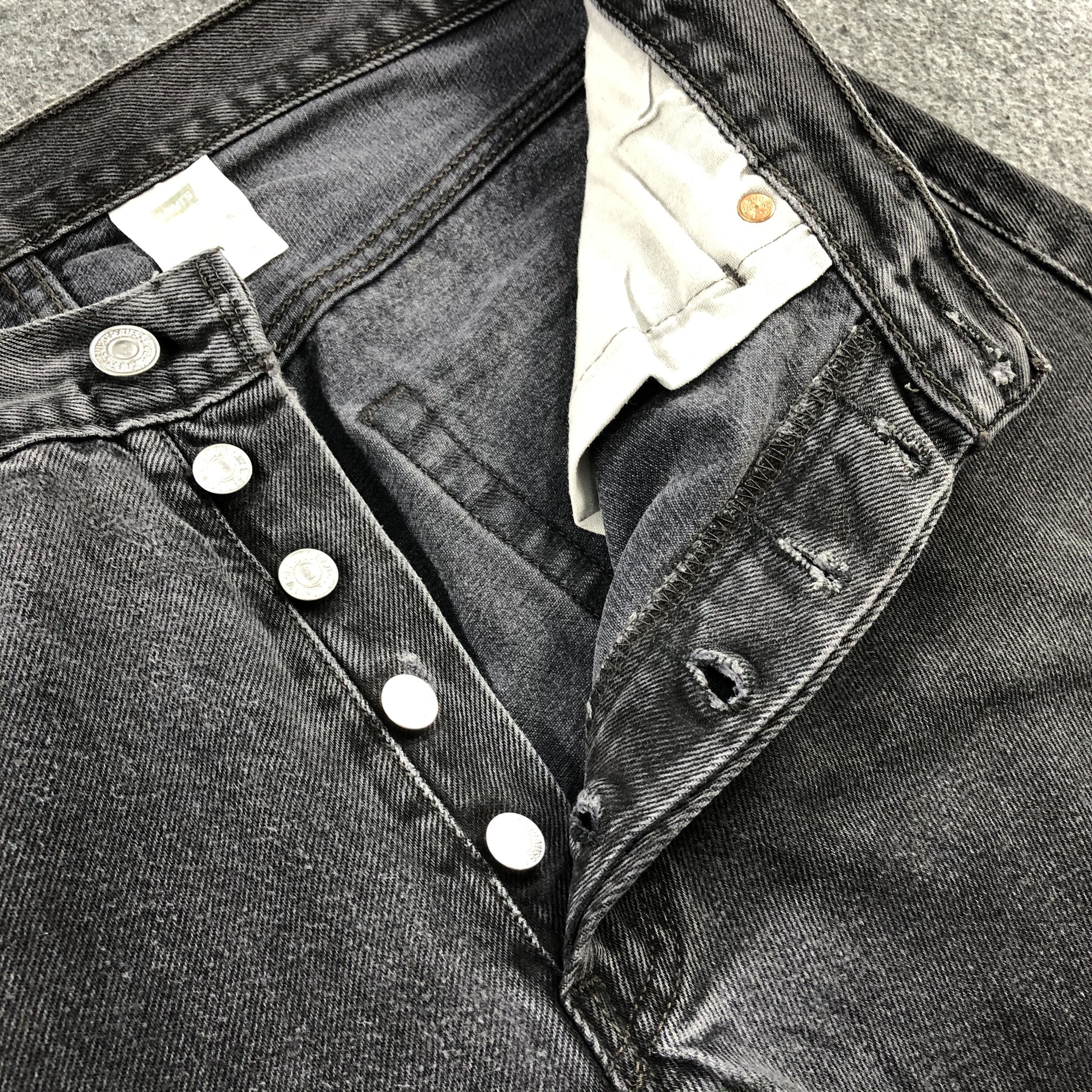 Levi's Vintage Distress Levis 501 Jeans-J1438 Size US 33 - 10 Thumbnail