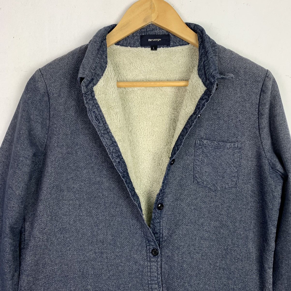 Japanese Brand × Vintage Vintage Neverge Button Up Jeans Shirt Size US L / EU 52-54 / 3 - 11 Thumbnail