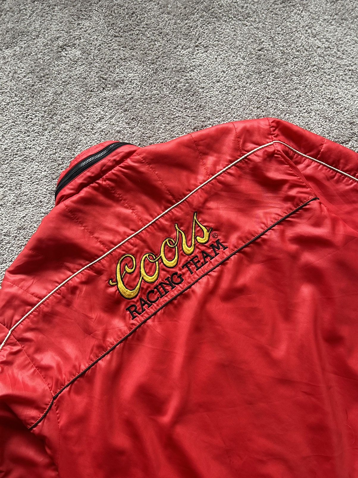 Japanese Brand × Vintage Vintage The Mongoose Coors Racing Team Bomber Jacket Size US M / EU 48-50 / 2 - 11 Thumbnail
