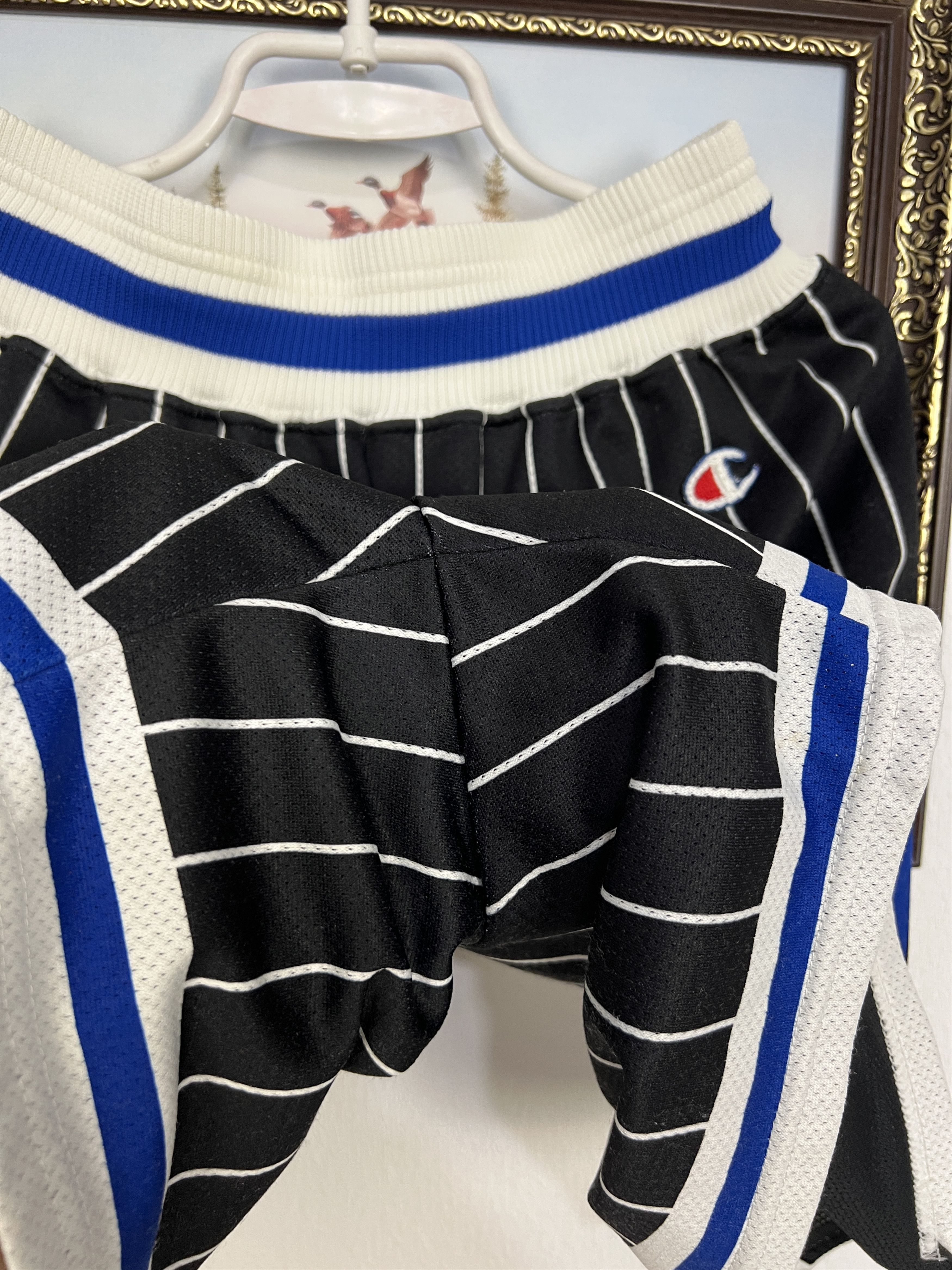 Champion Vintage 90's Champion Orlando Magic Basketball NBA Shorts Size US 30 / EU 46 - 7 Thumbnail