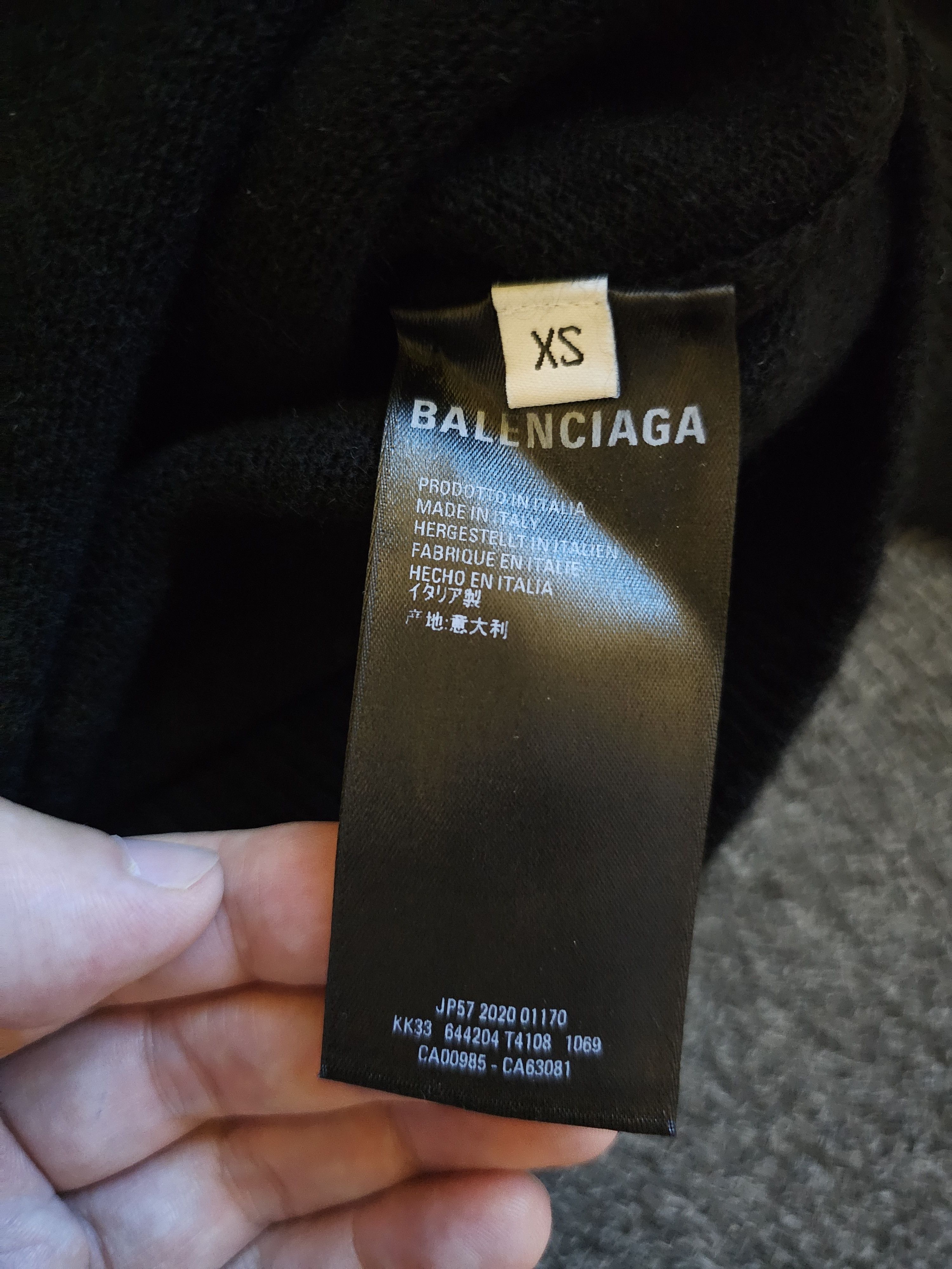 Balenciaga Balenciaga Oversize Turtleneck Cashmere Sweater Size XS Size US XS / EU 42 / 0 - 6 Thumbnail