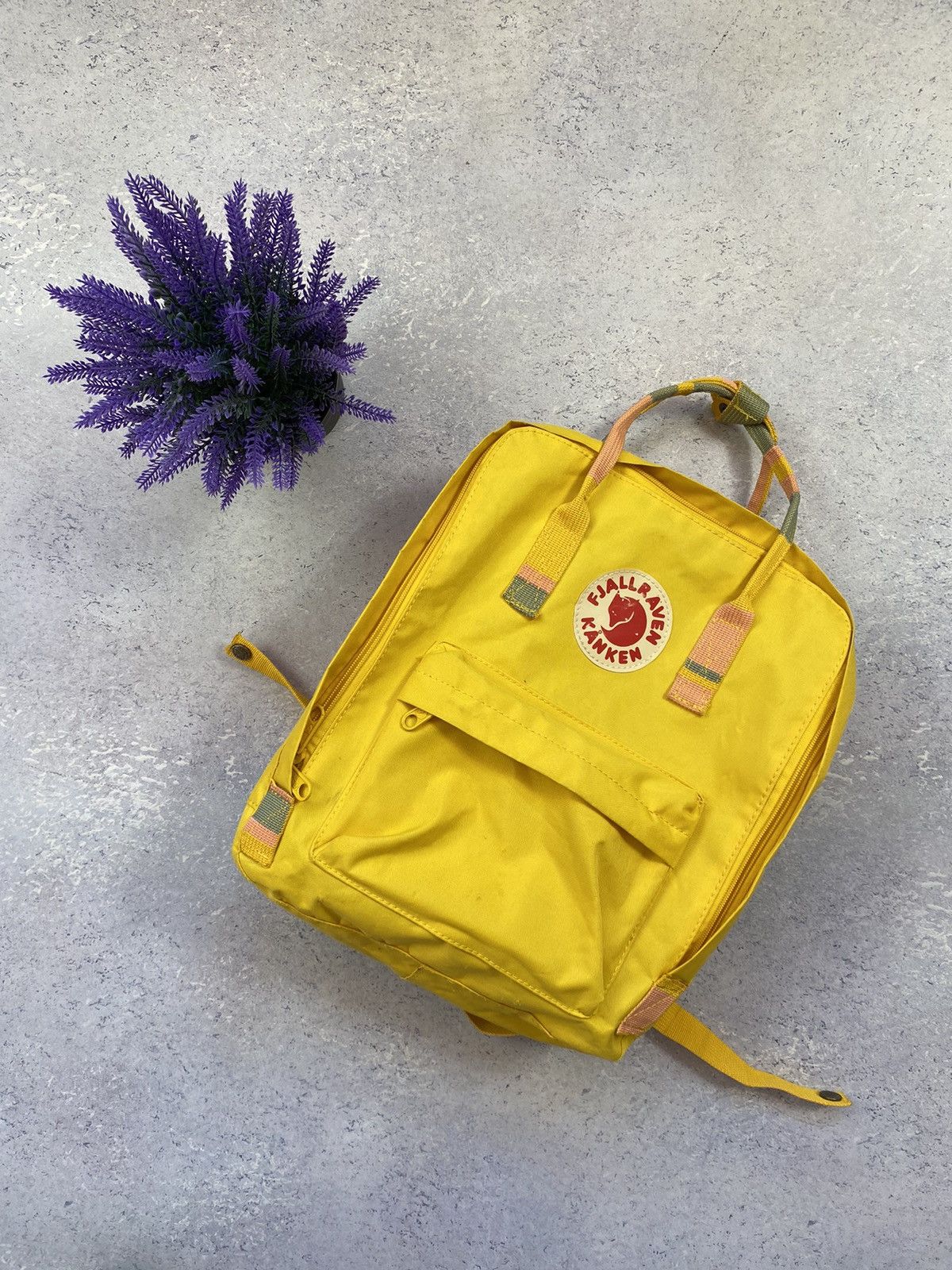 Fjallraven Fjallraven Kanken Yellow Backpack with Reflective Logo Size ONE SIZE - 1 Thumbnail