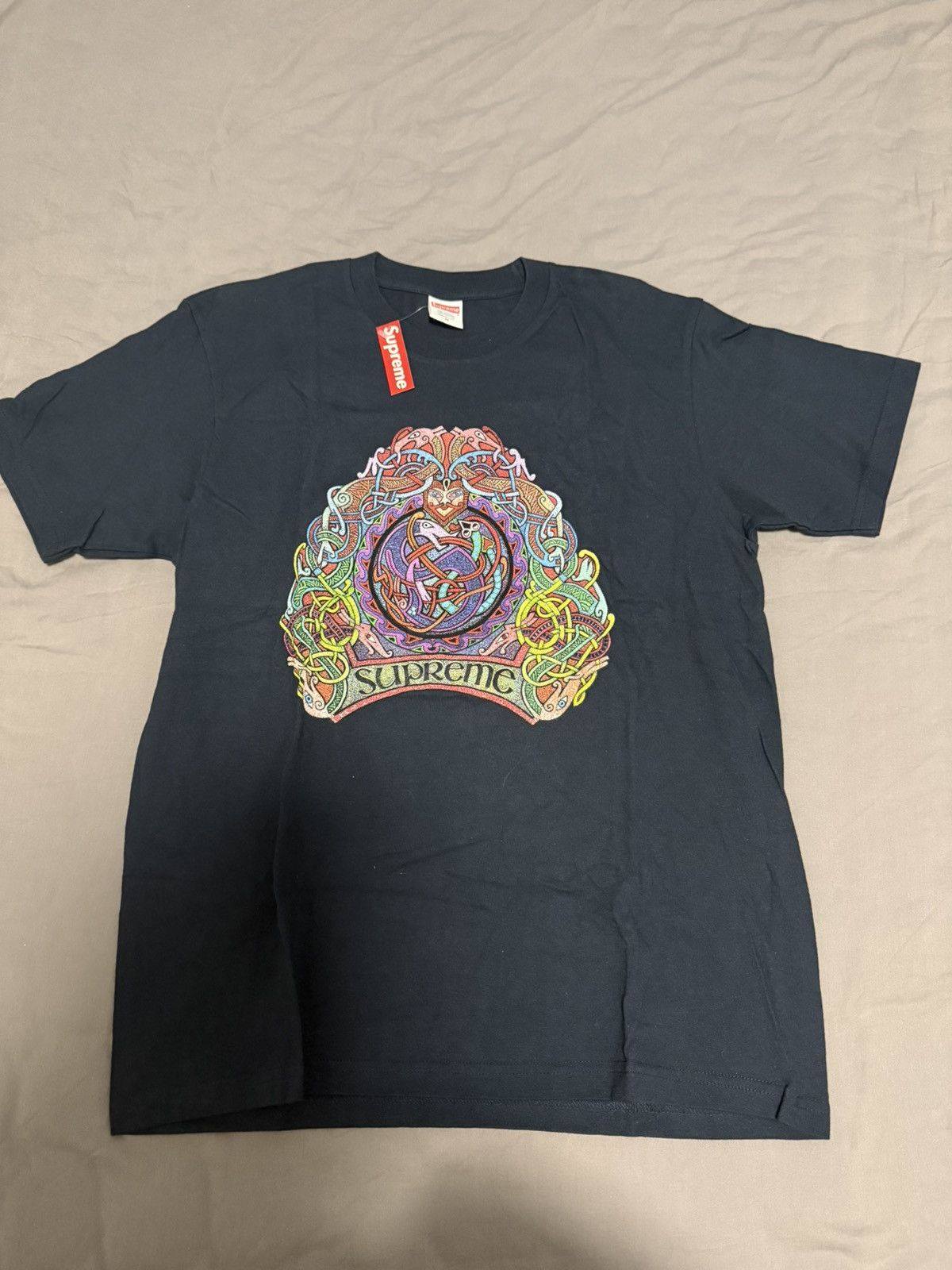 Supreme Supreme knot tee T-shirt navy Size US M / EU 48-50 / 2 - 1 Thumbnail