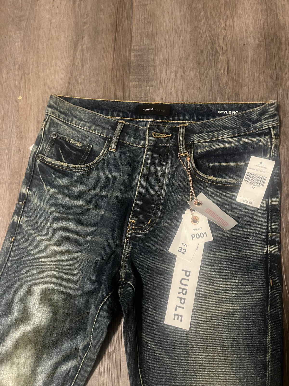 Purple Brand Purple brand dark coated tempest skinny jeans size 32 Size US 32 / EU 48 - 6 Thumbnail