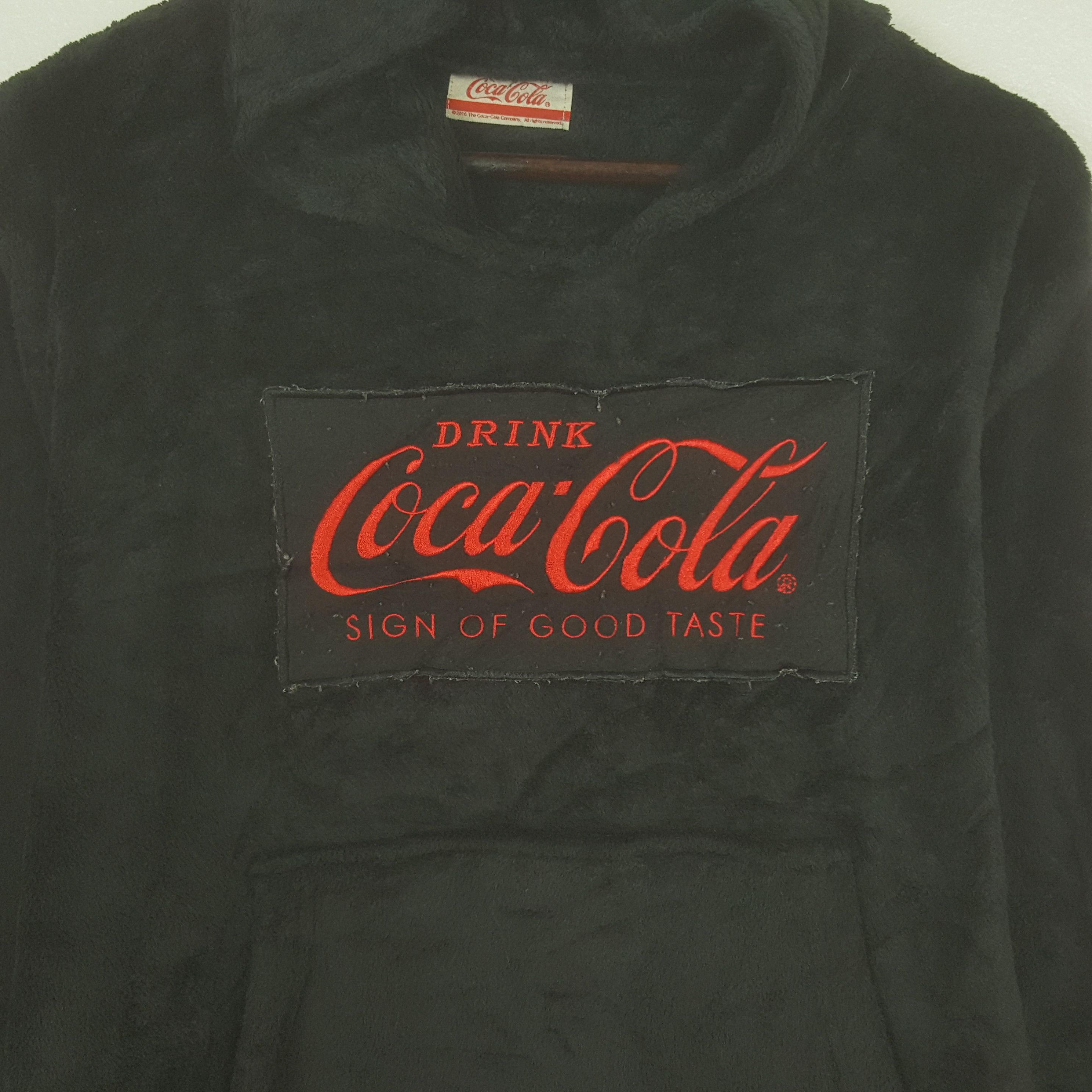 Coca Cola Vintage Coca Cola Fleece Sweatshirt Hoodie Size US M / EU 48-50 / 2 - 2 Thumbnail