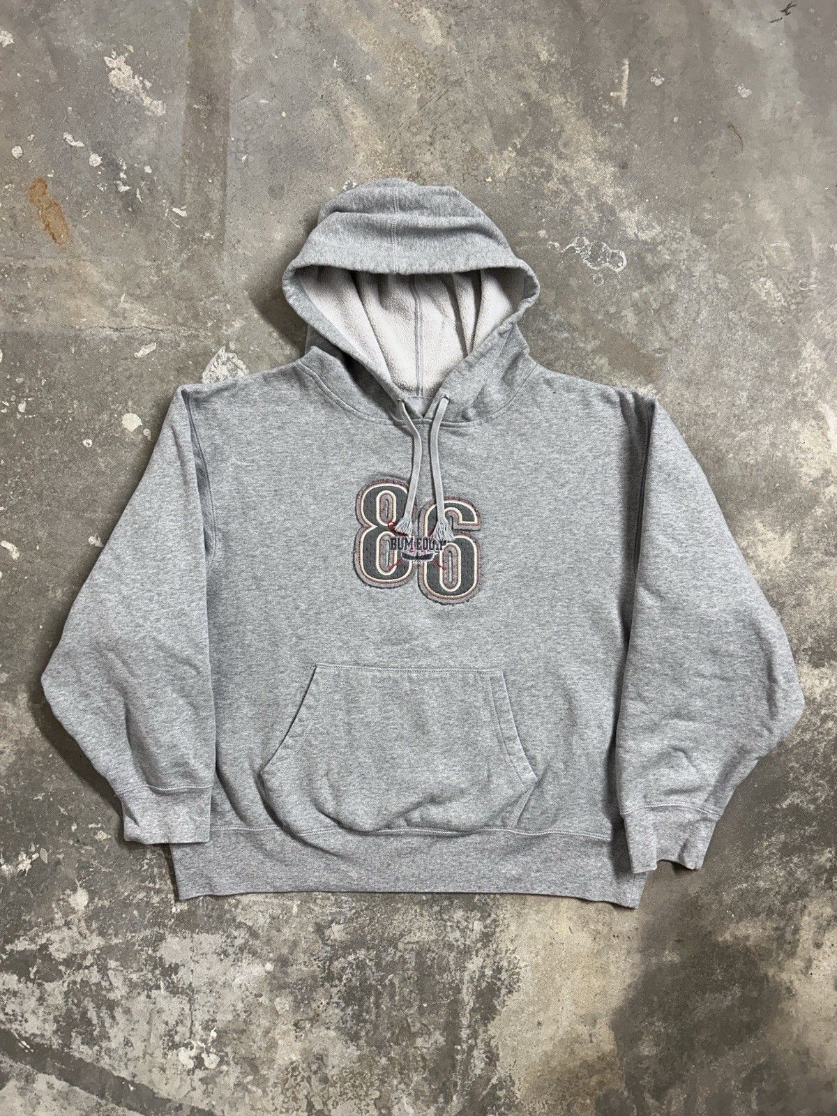 B.U.M Equipment Vintage Y2K BUM Equipment Pullover Logo Hoodie Boxy XL Size L / US 10 / IT 46 - 1 Thumbnail